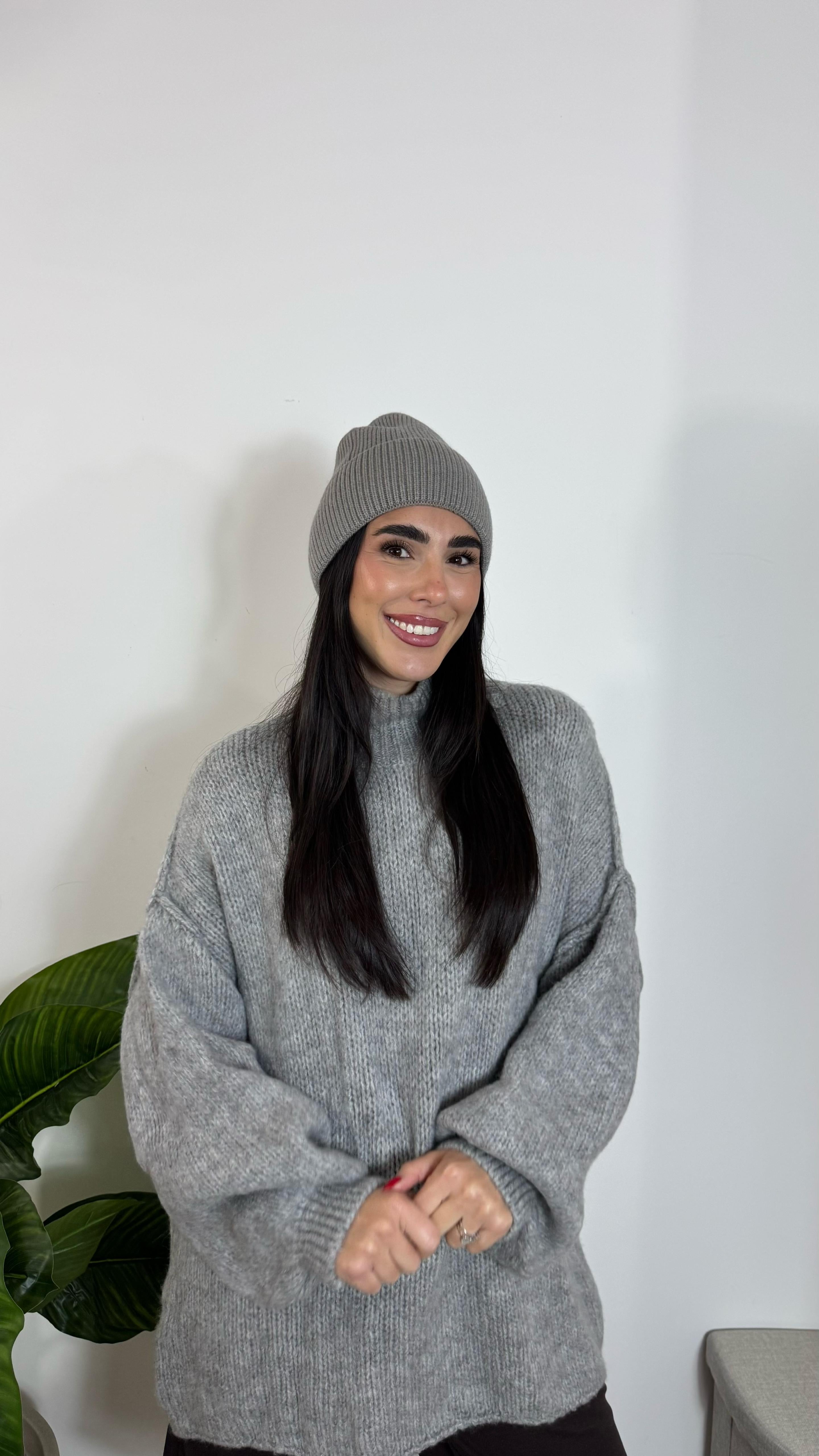 Basic Hat Grigio Perla