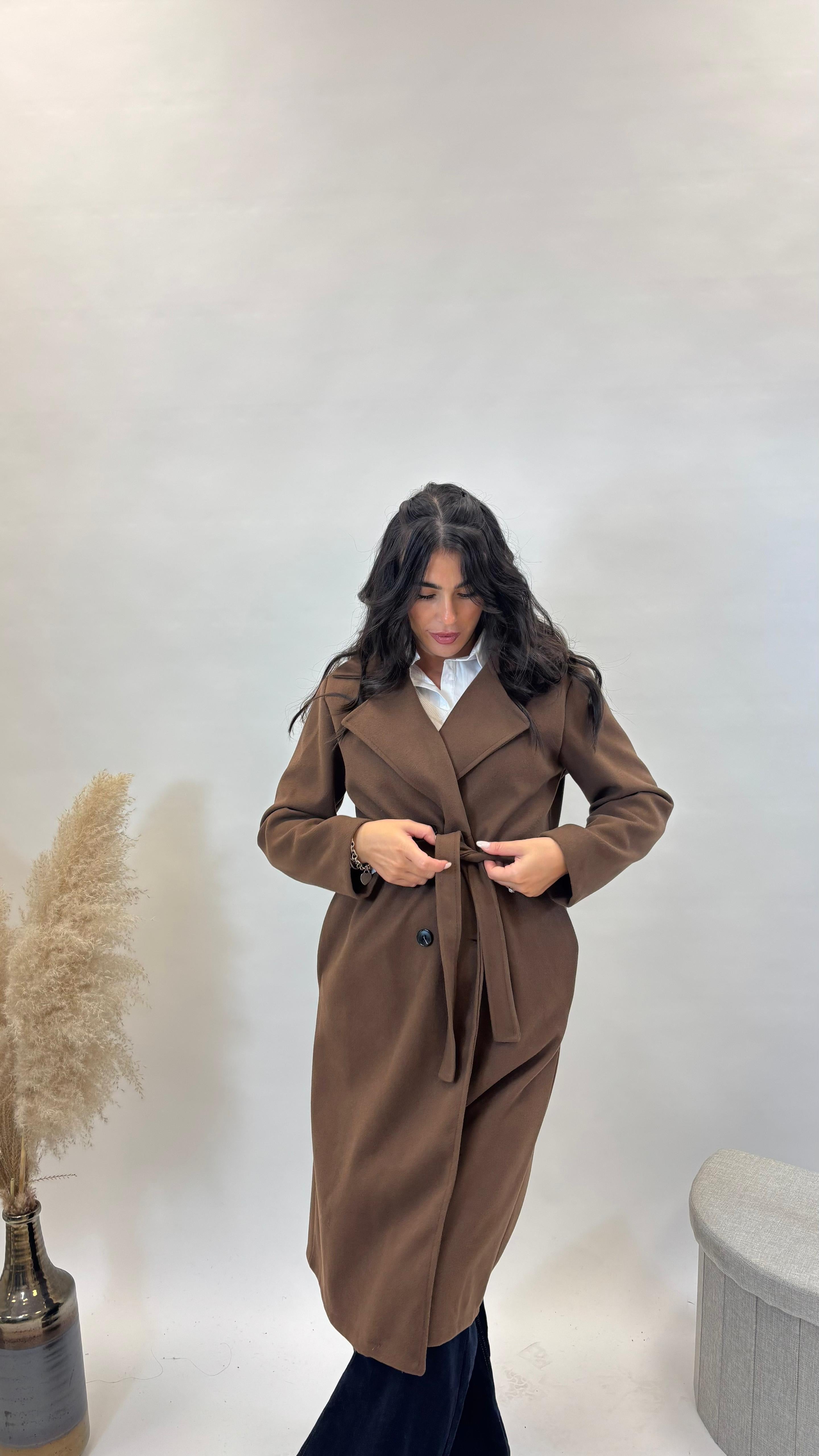 Coat BE YOU con Cinta Choco