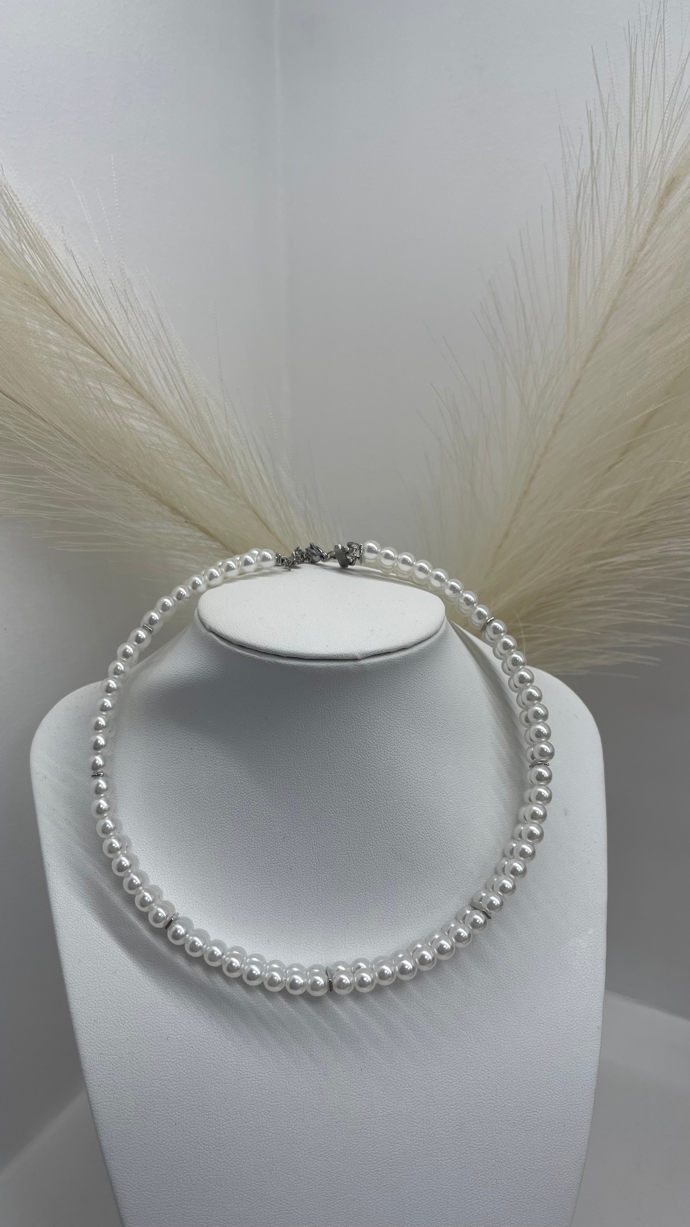 Collier Double Pearl