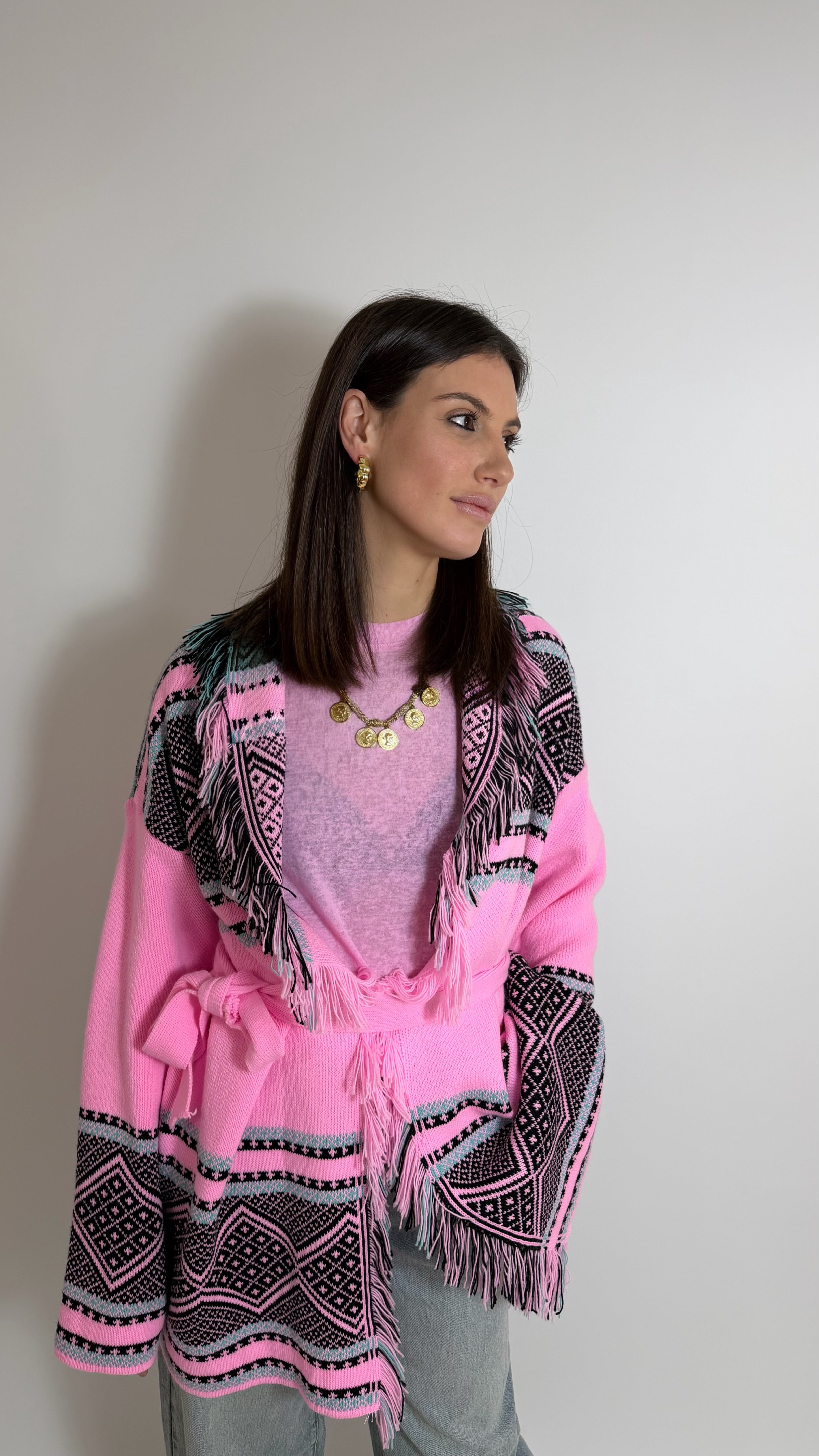 Cardigan Etnico Babol&Black