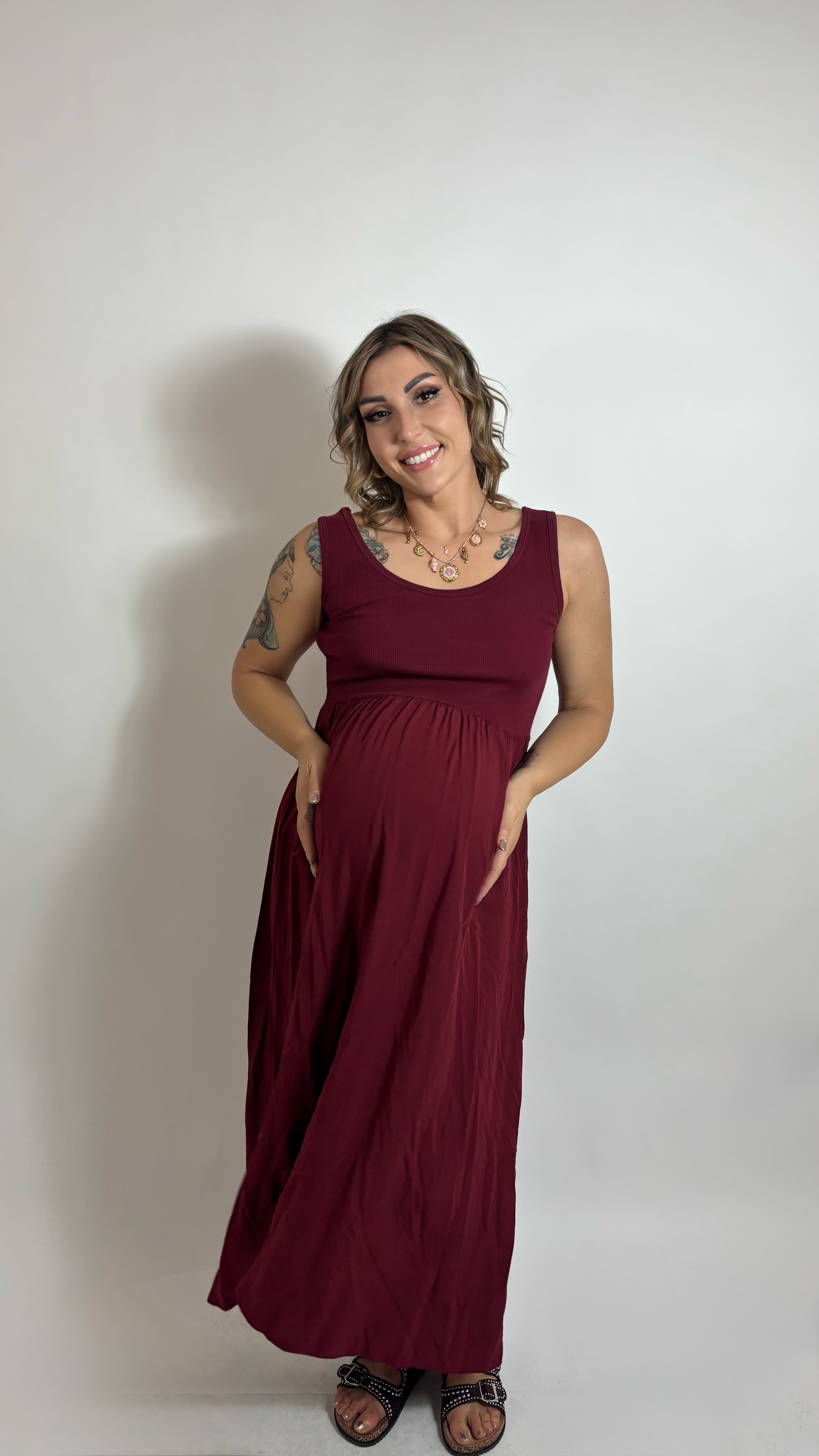 Abito Basic Tank Rosso India