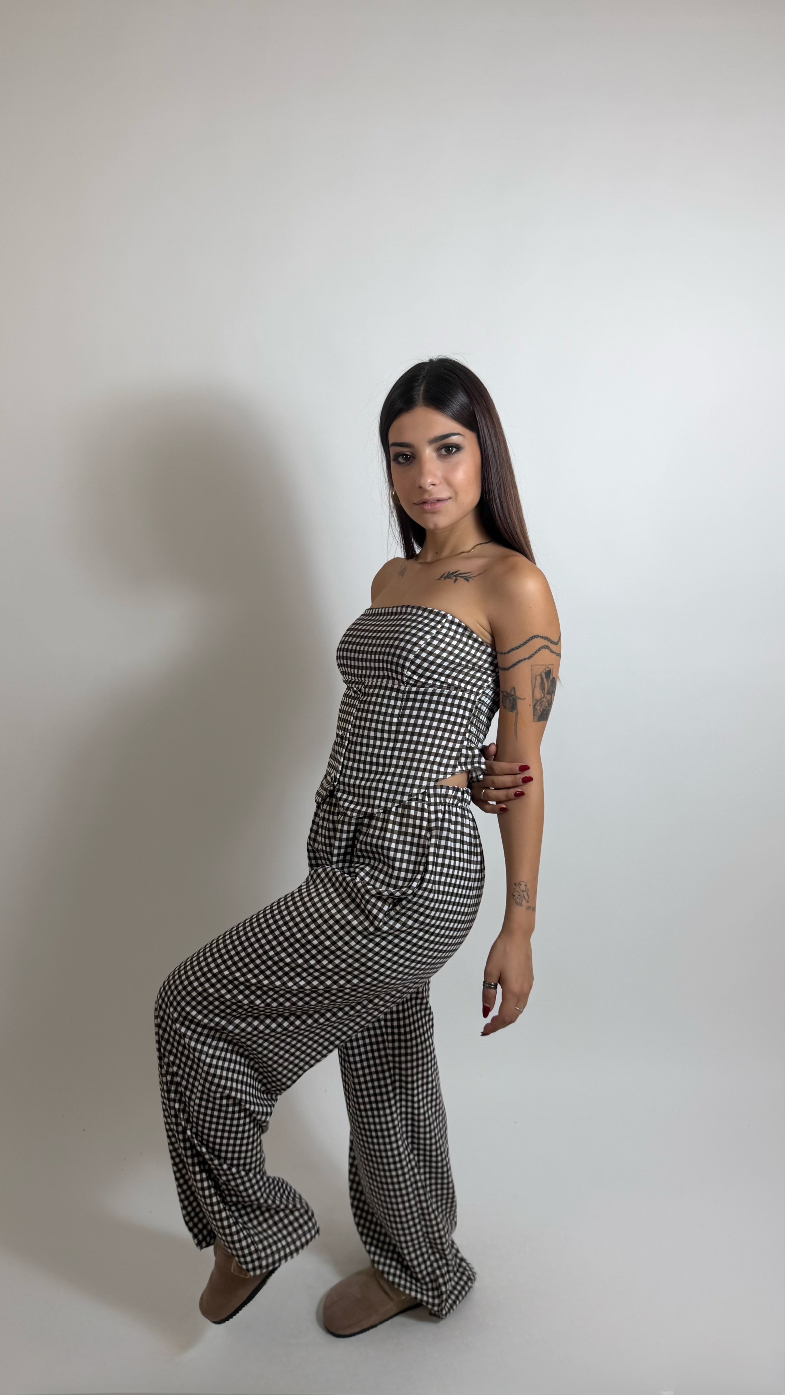 Set Corset Vichy Moka