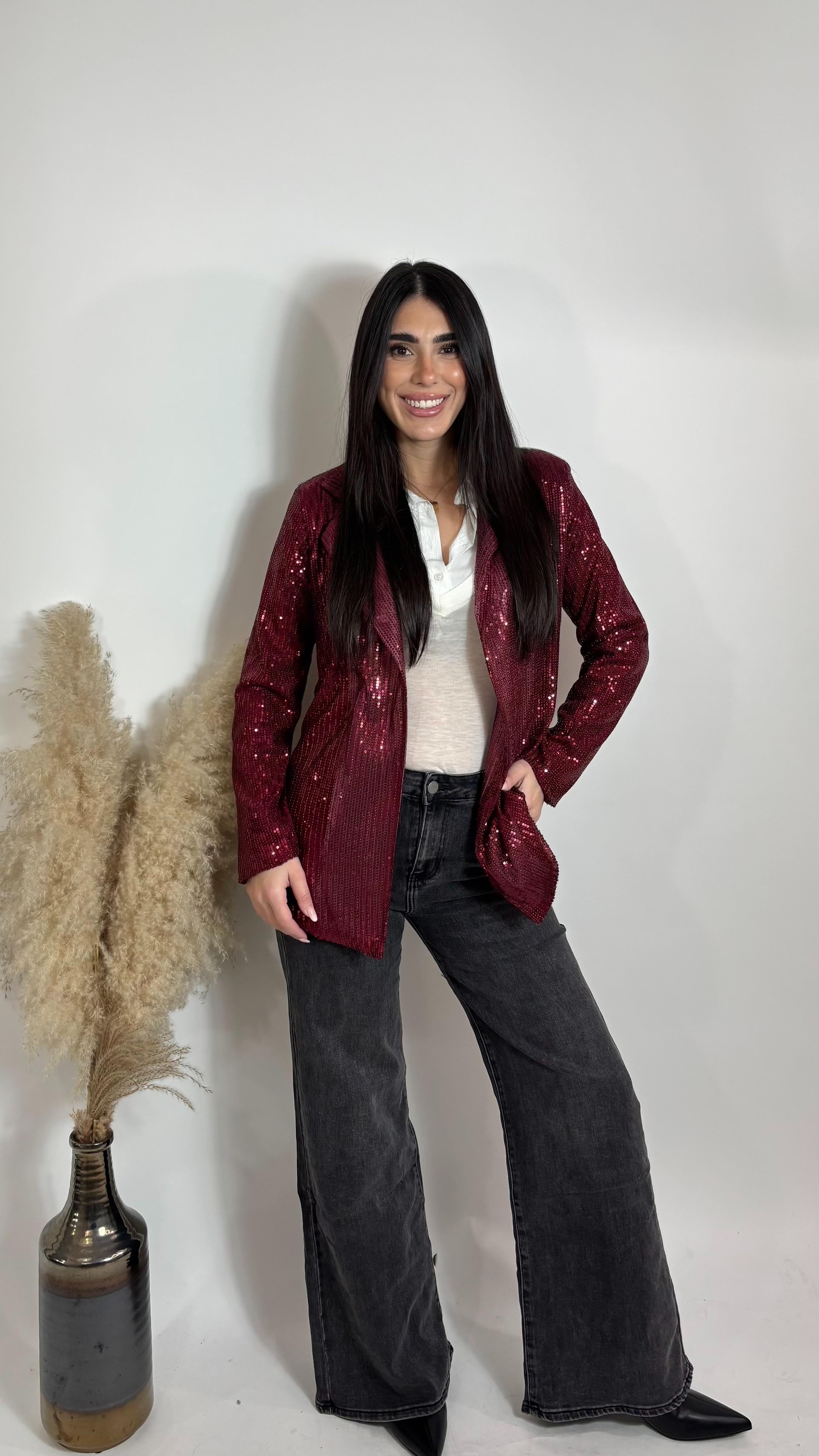 Denim Wide Leg Grafite