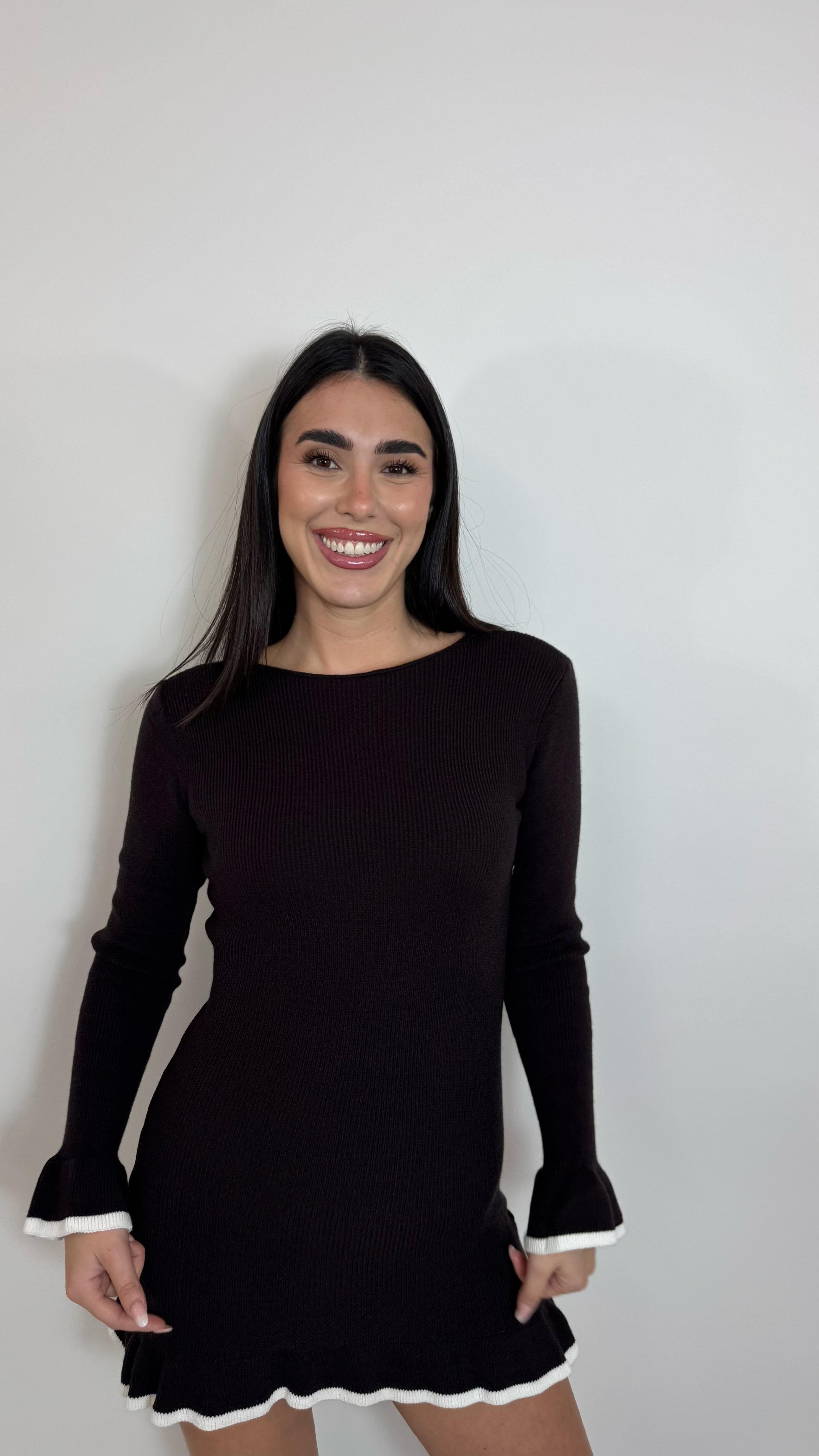 🥂Minidress Soft Chic Testa di Moro