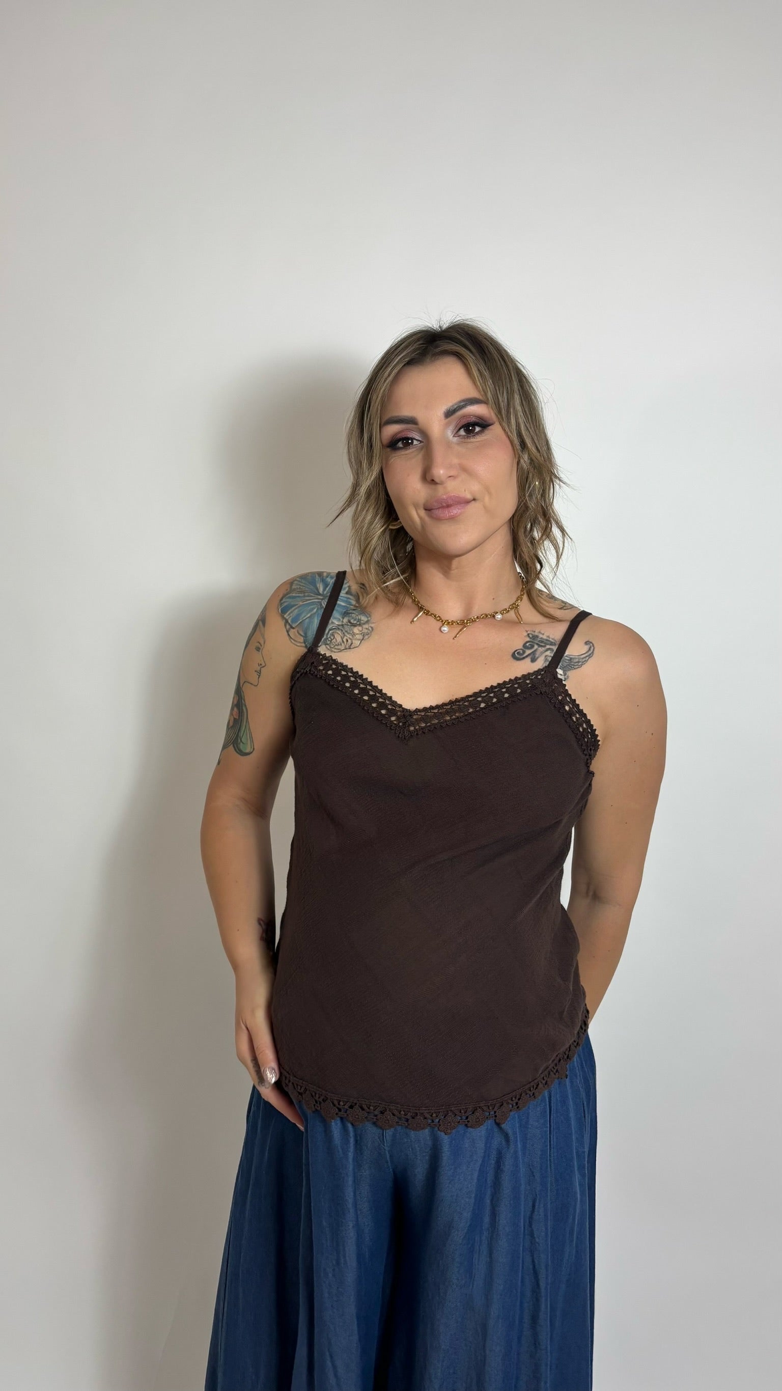 Top Crochet Moka