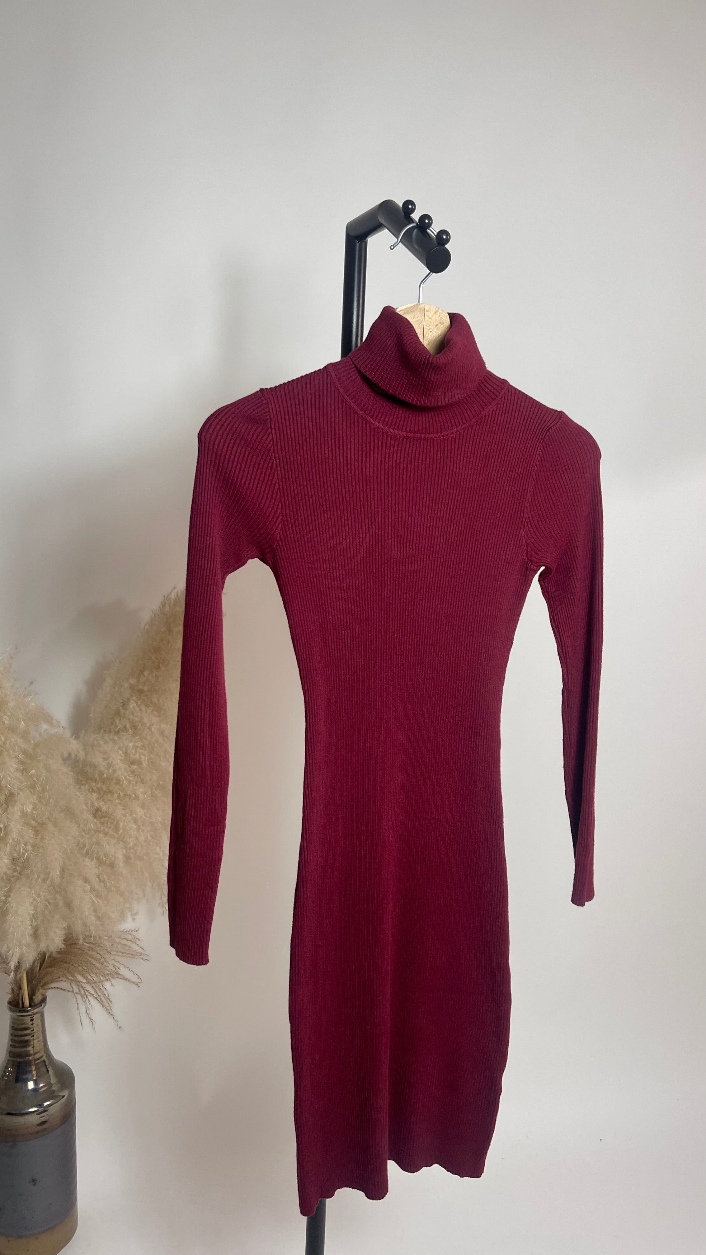 Abito Joel Mini Burgundy