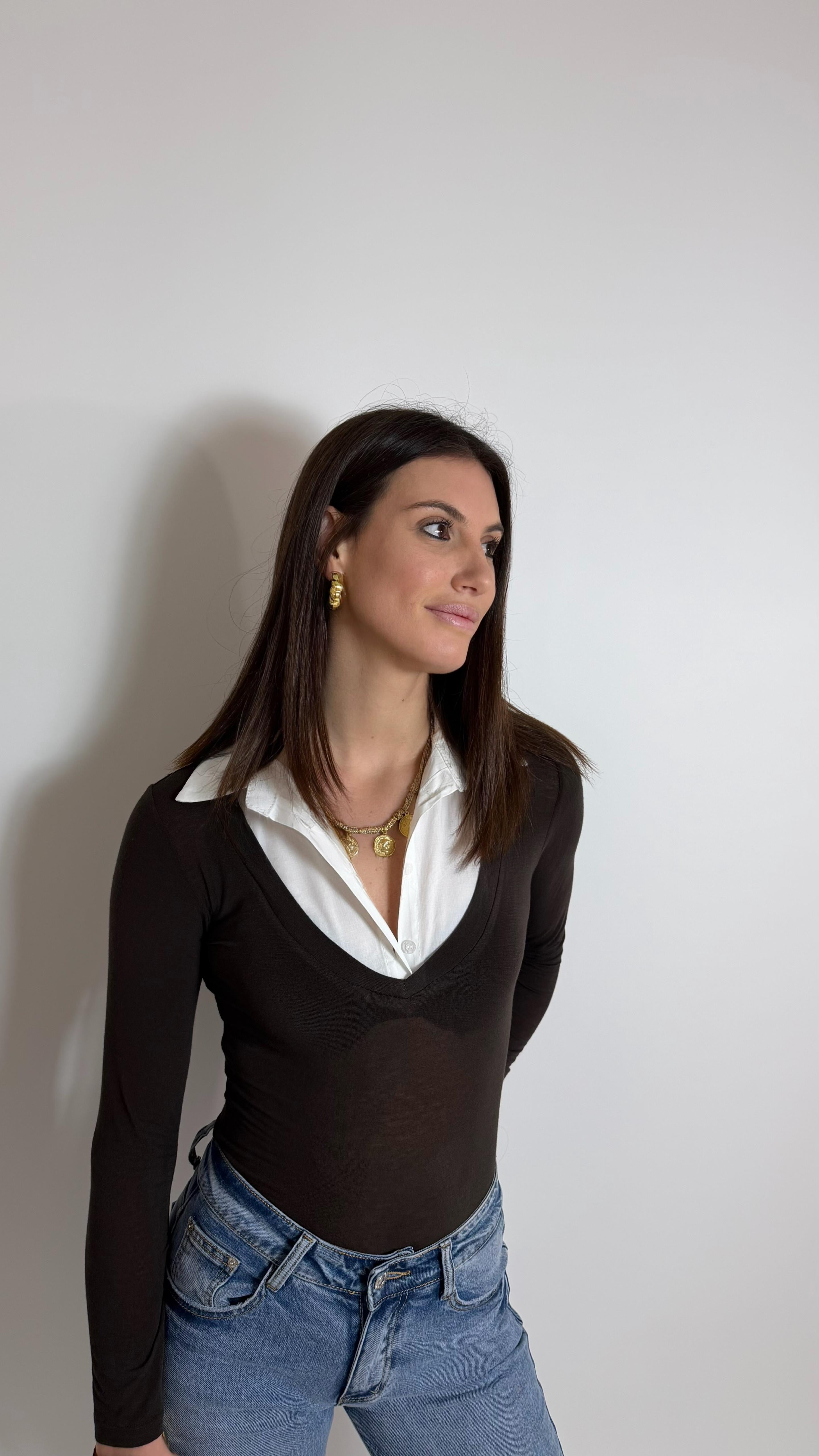 Body Cashmere Colletto Choco