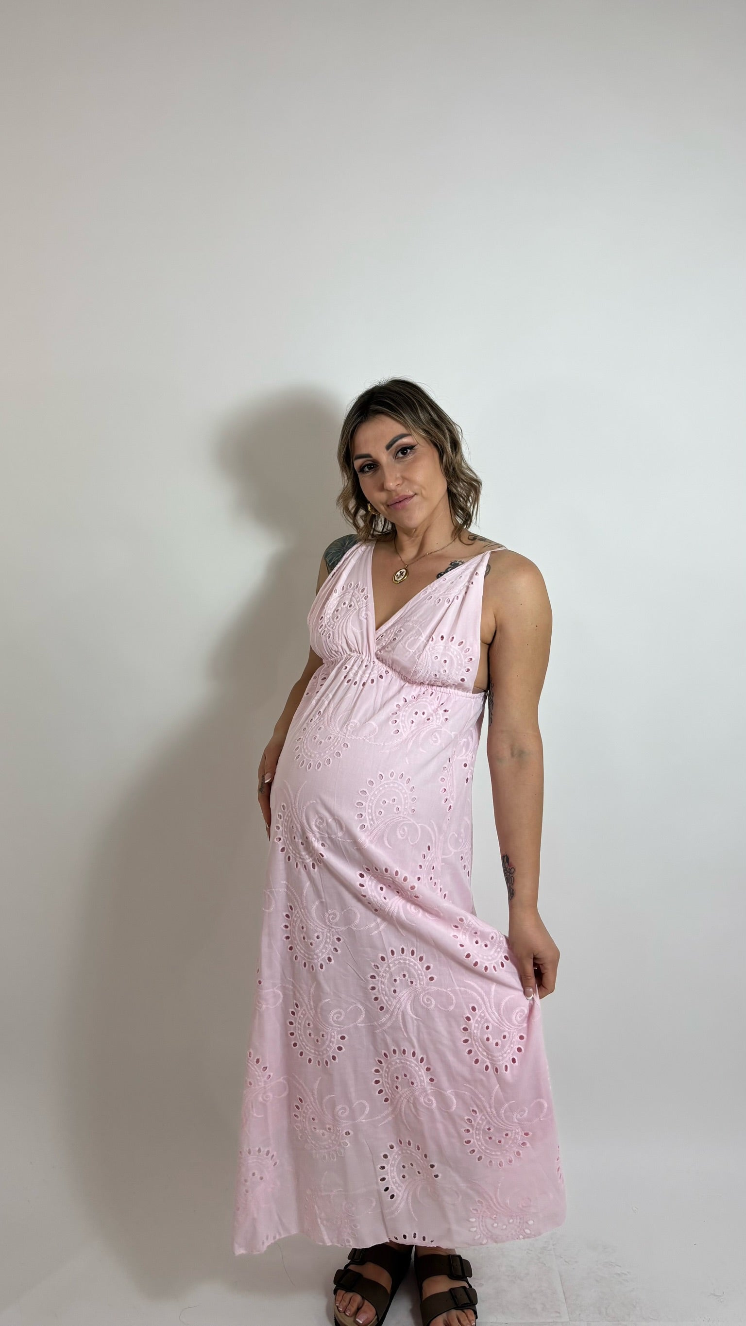 Abito Bon Bon Sangallo Pink