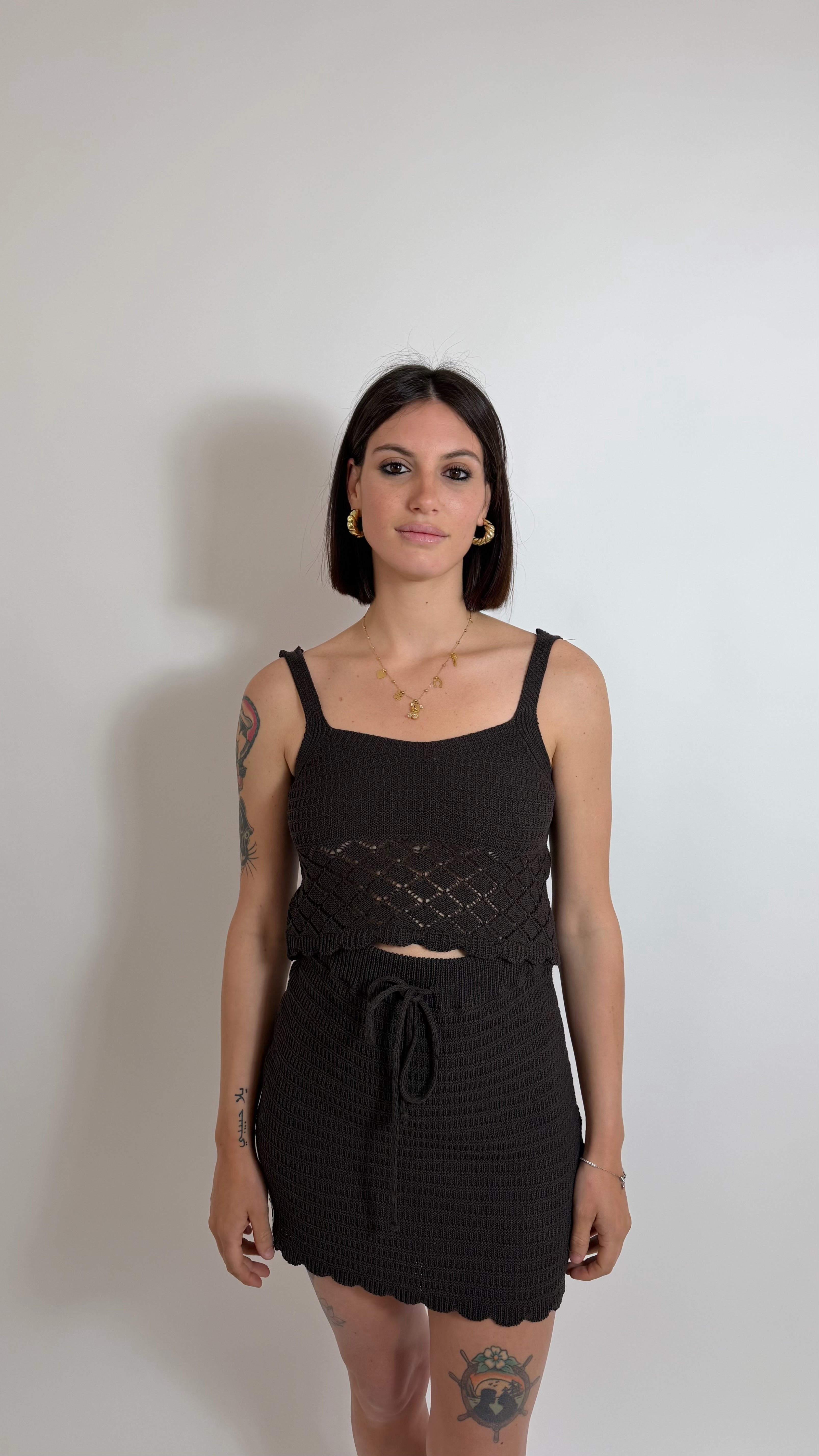 Amalfi Crochet Set Choco
