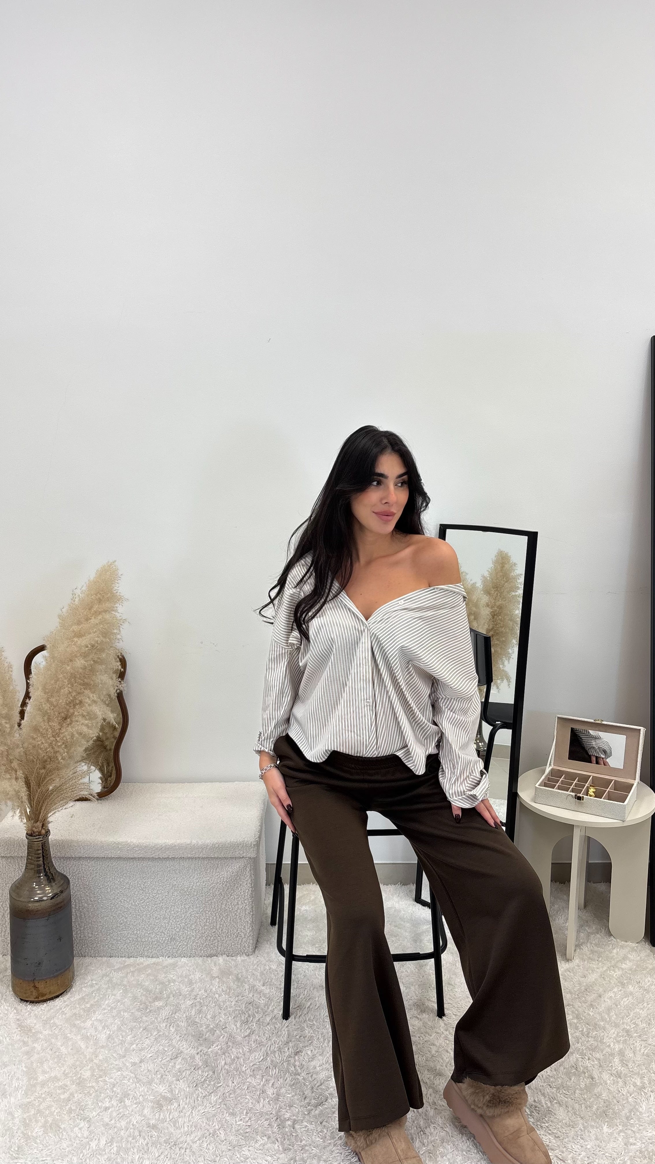 Panta Tuta Flare Choco