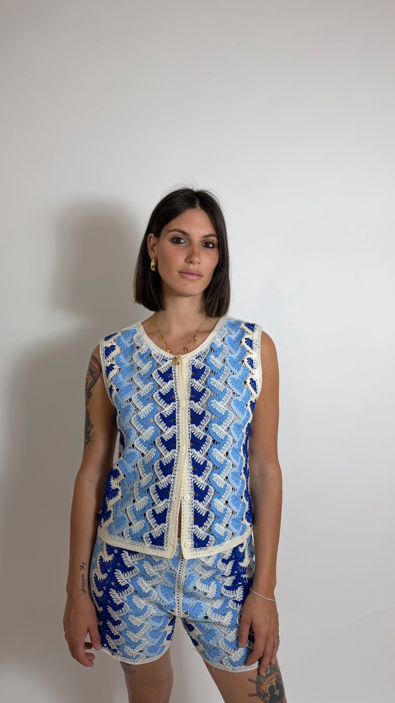 Set Crochet Rainbow Sky