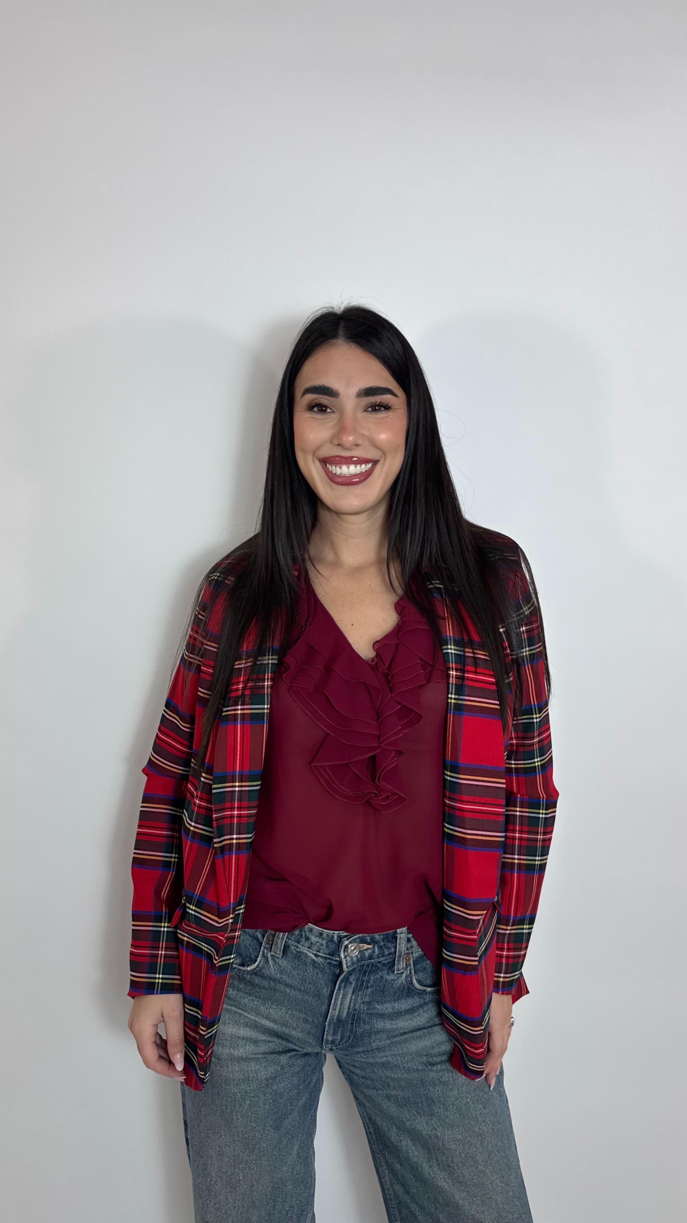 🎄Camicia Tartan Rossa