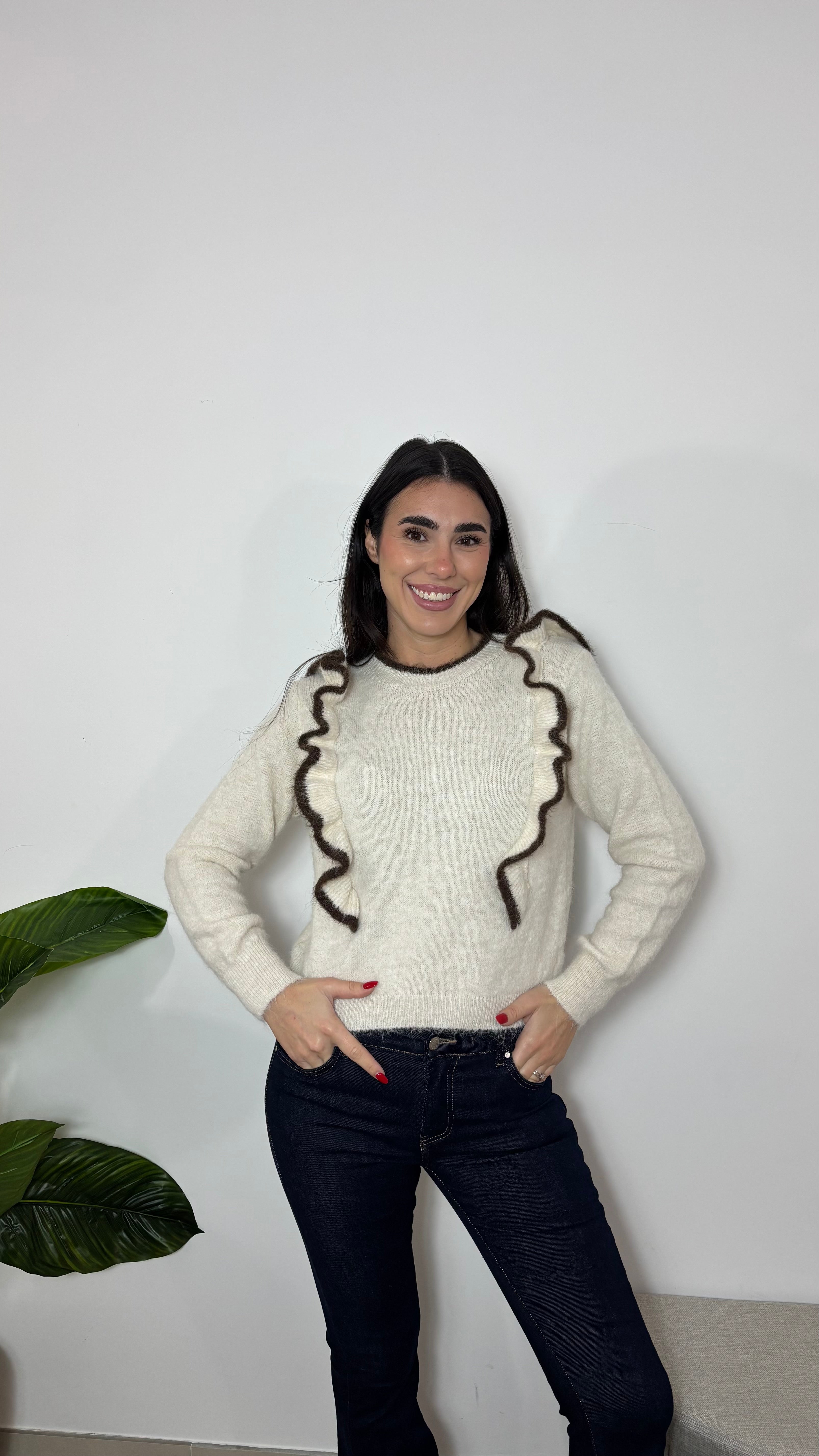 Pull Cozy Ruffles Burro