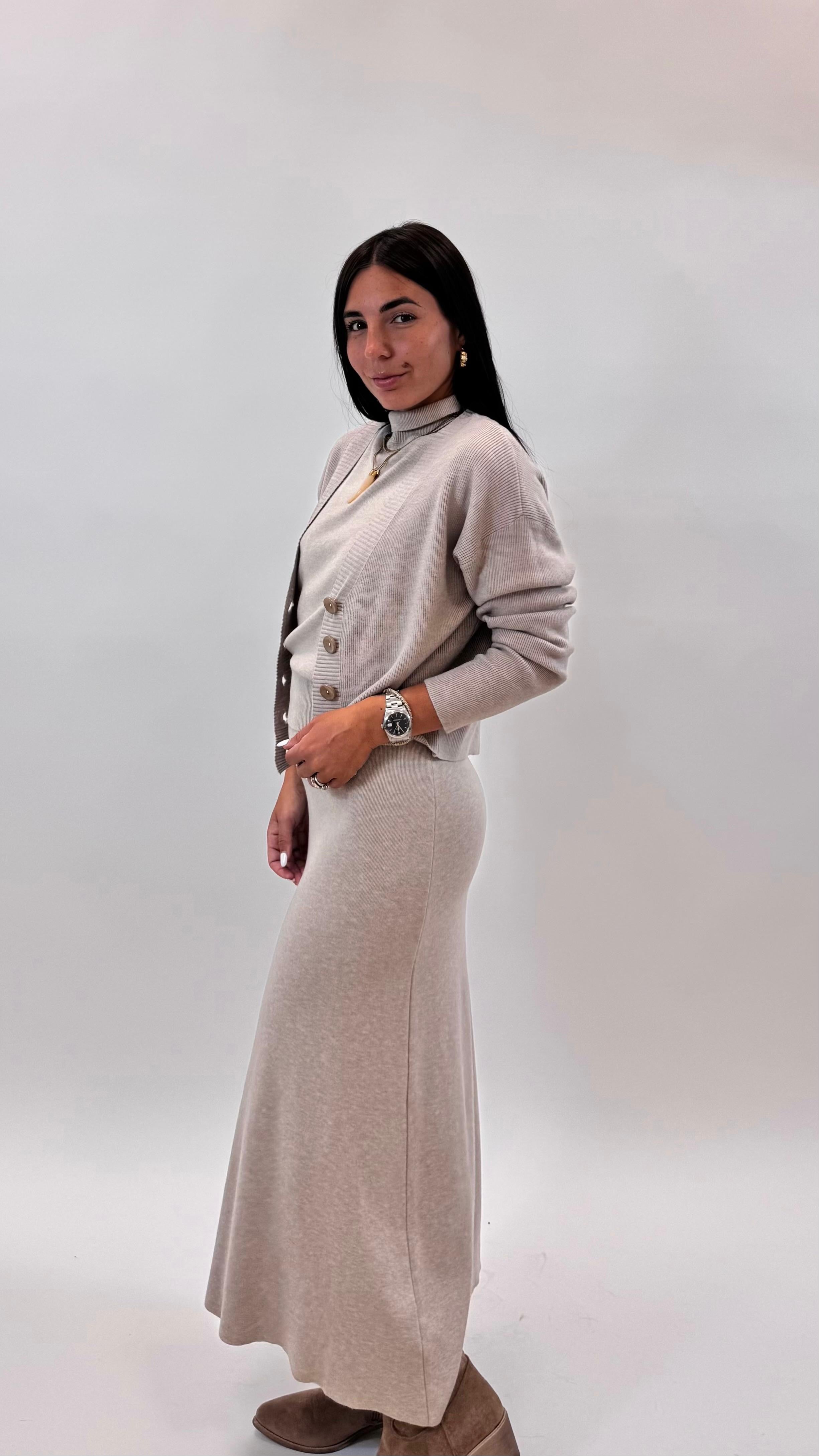 Set Longuette e Dolcevita Tortora