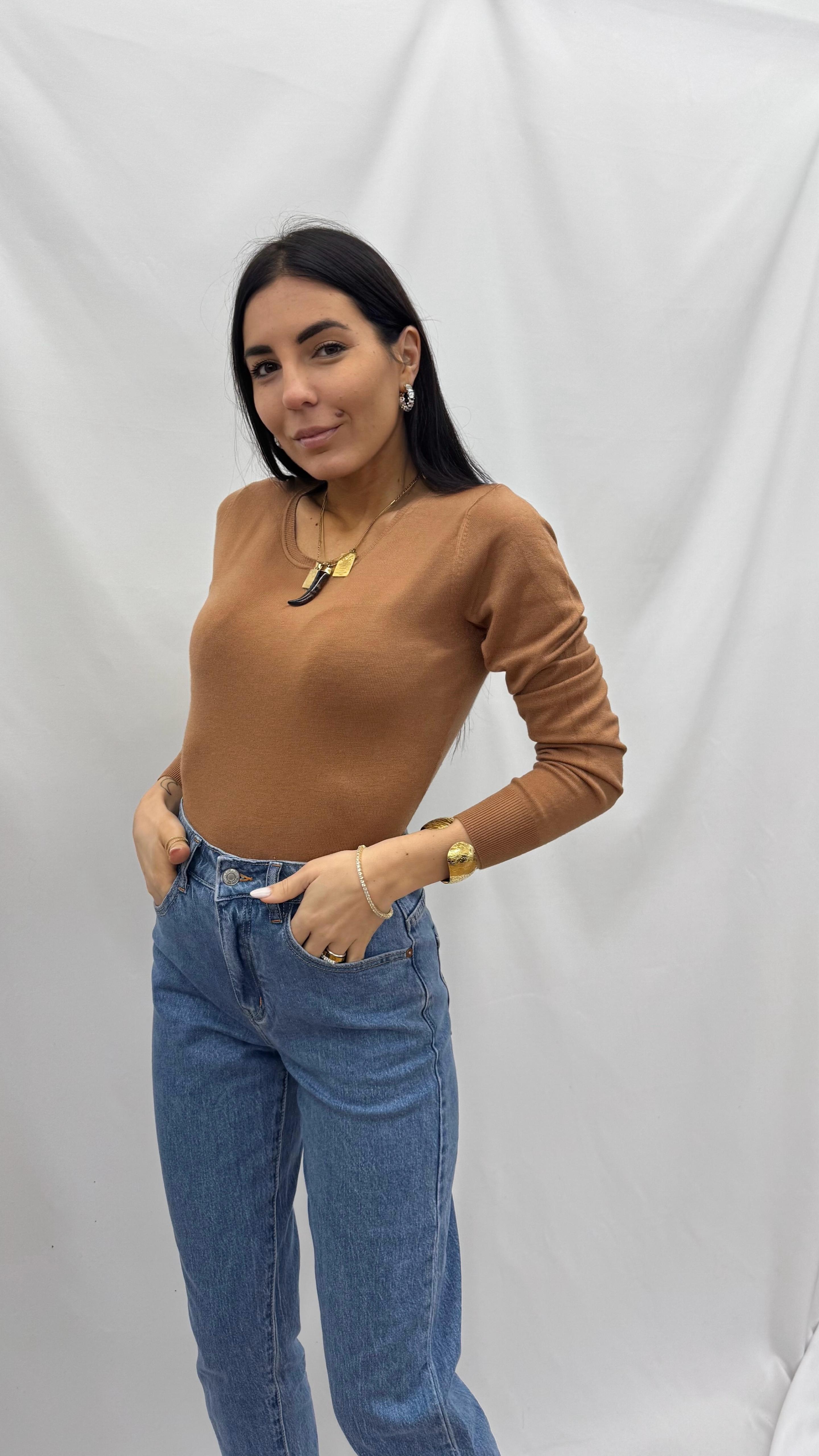 Pull Be You Girocollo Biscotto