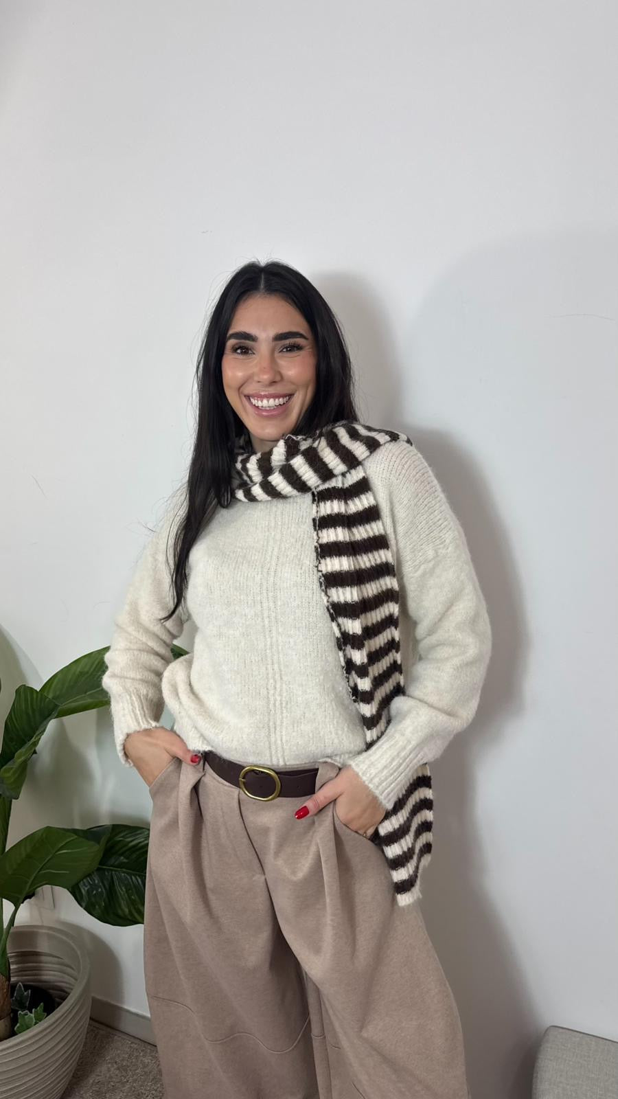 Pull Cozy Scarf Burro