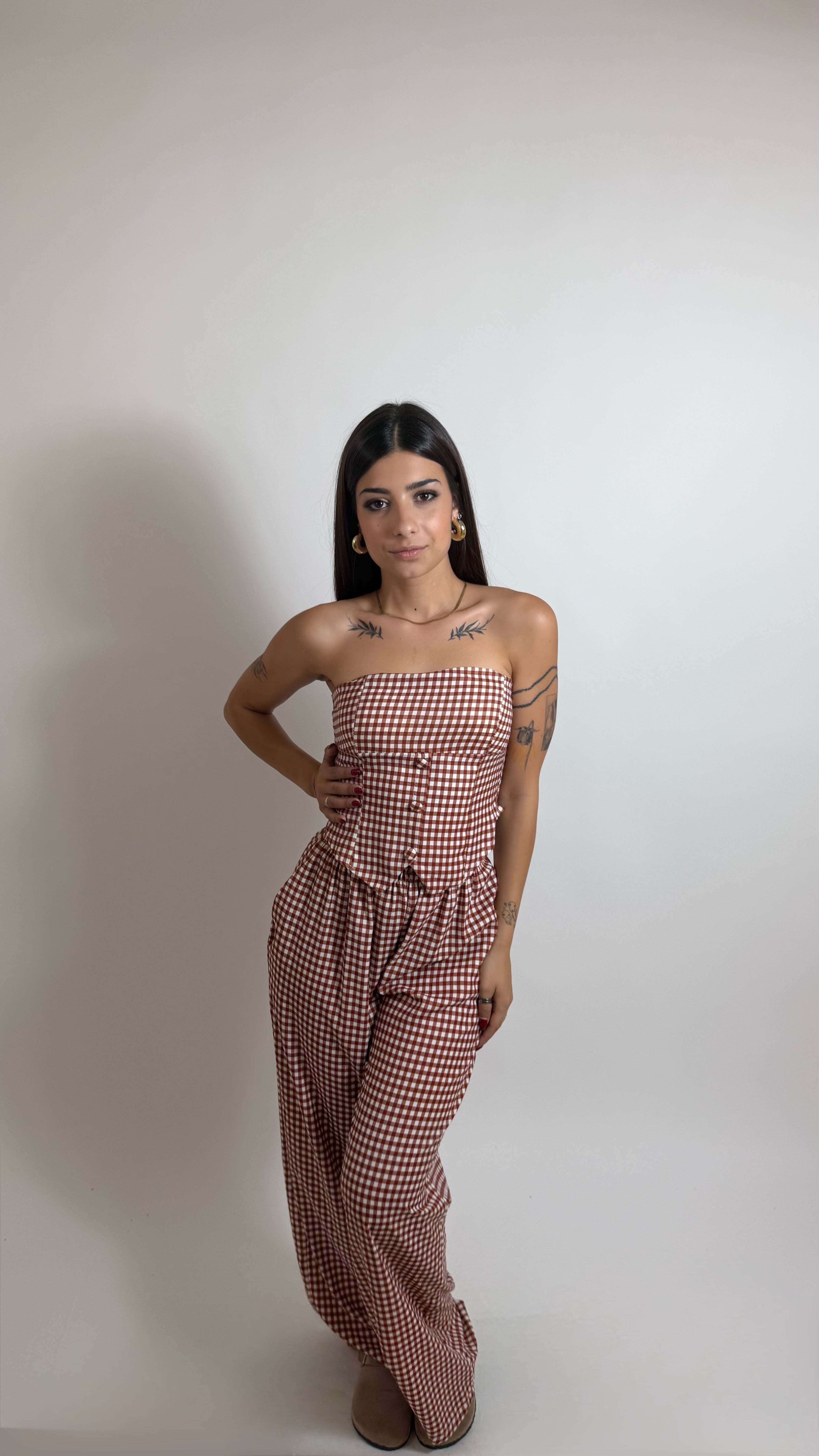 Set Corset Vichy Ruggine