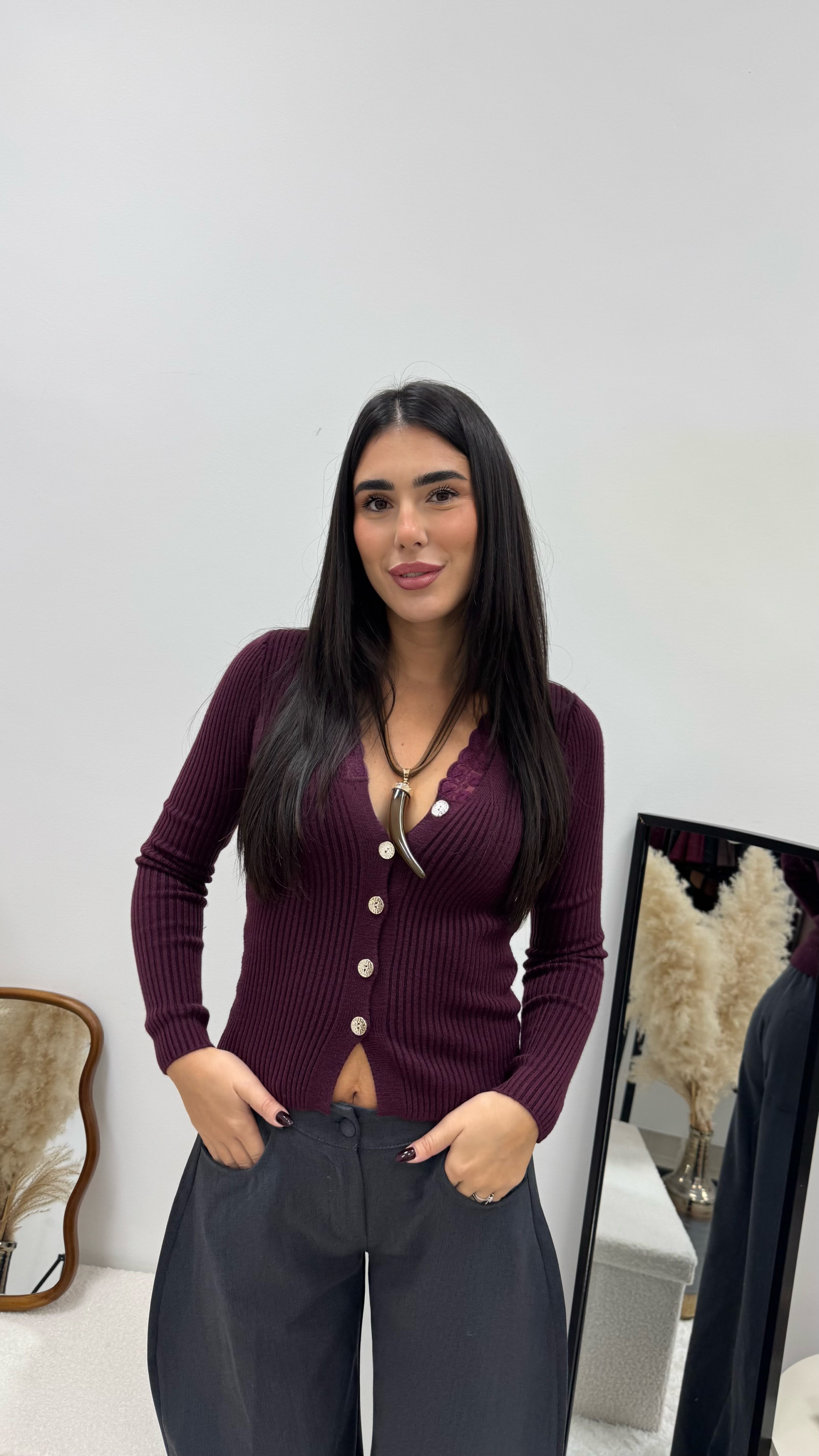 Pantalone Balloon Classic Grigio Piombo