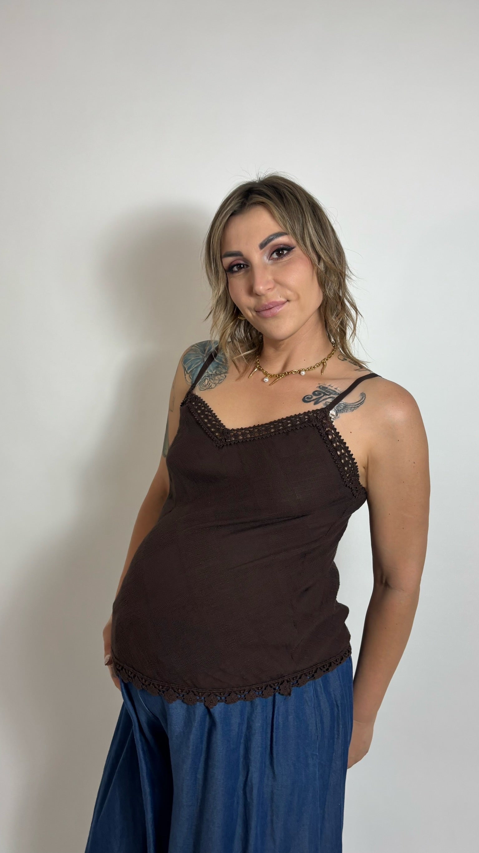 Top Crochet Moka