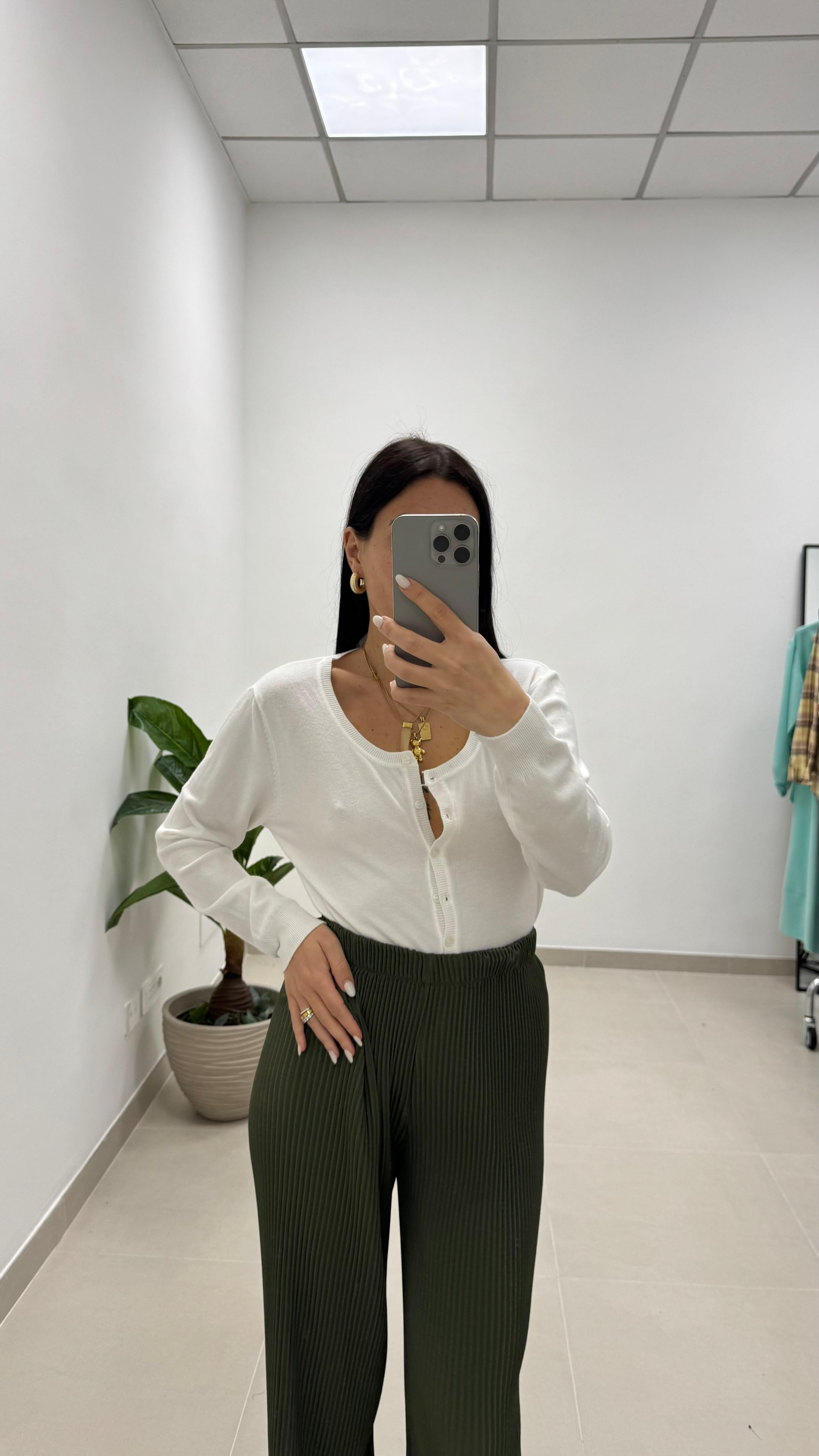 Pantalone Ambra Verde Utility