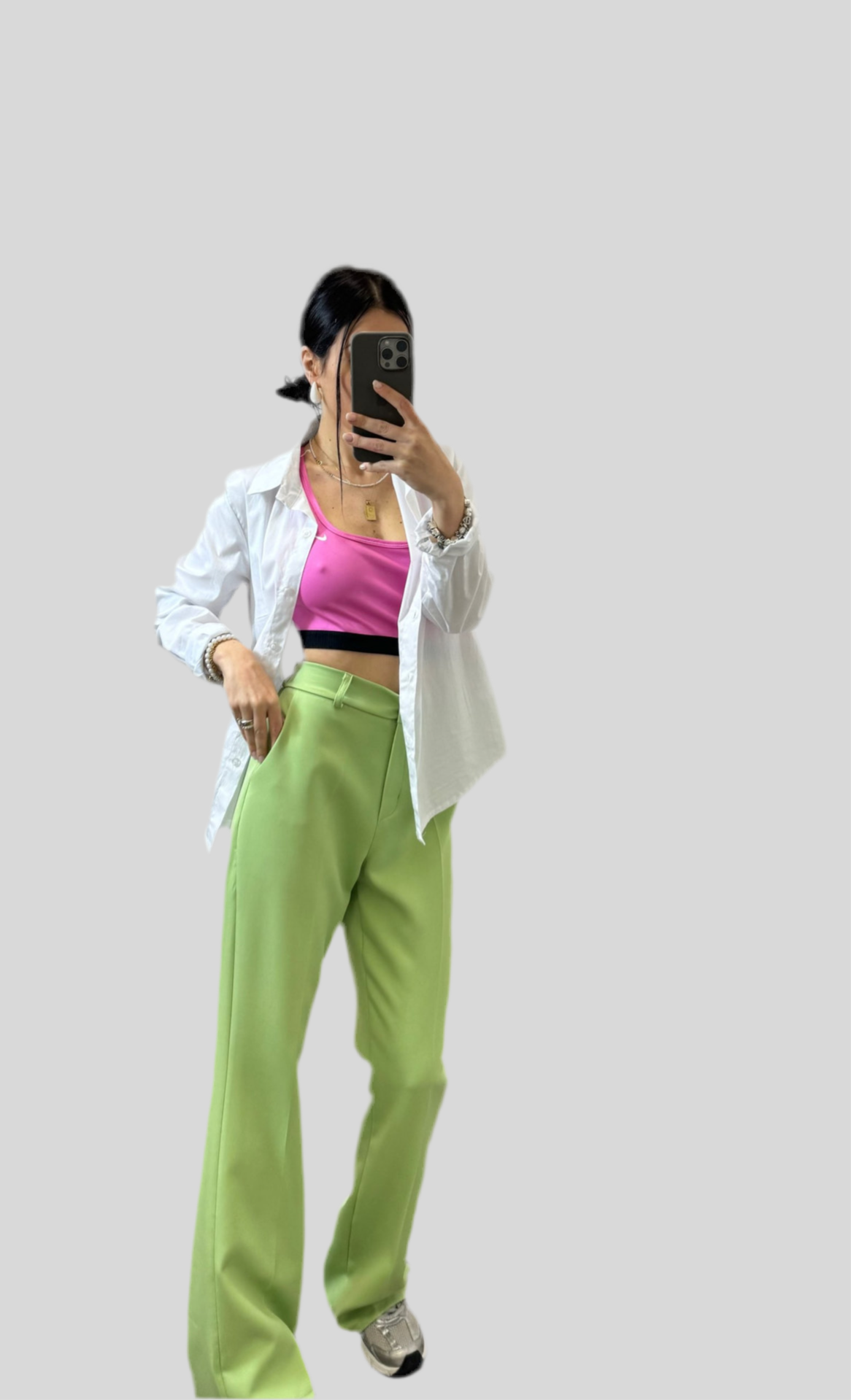 Pantalone Full Length Pistacchio