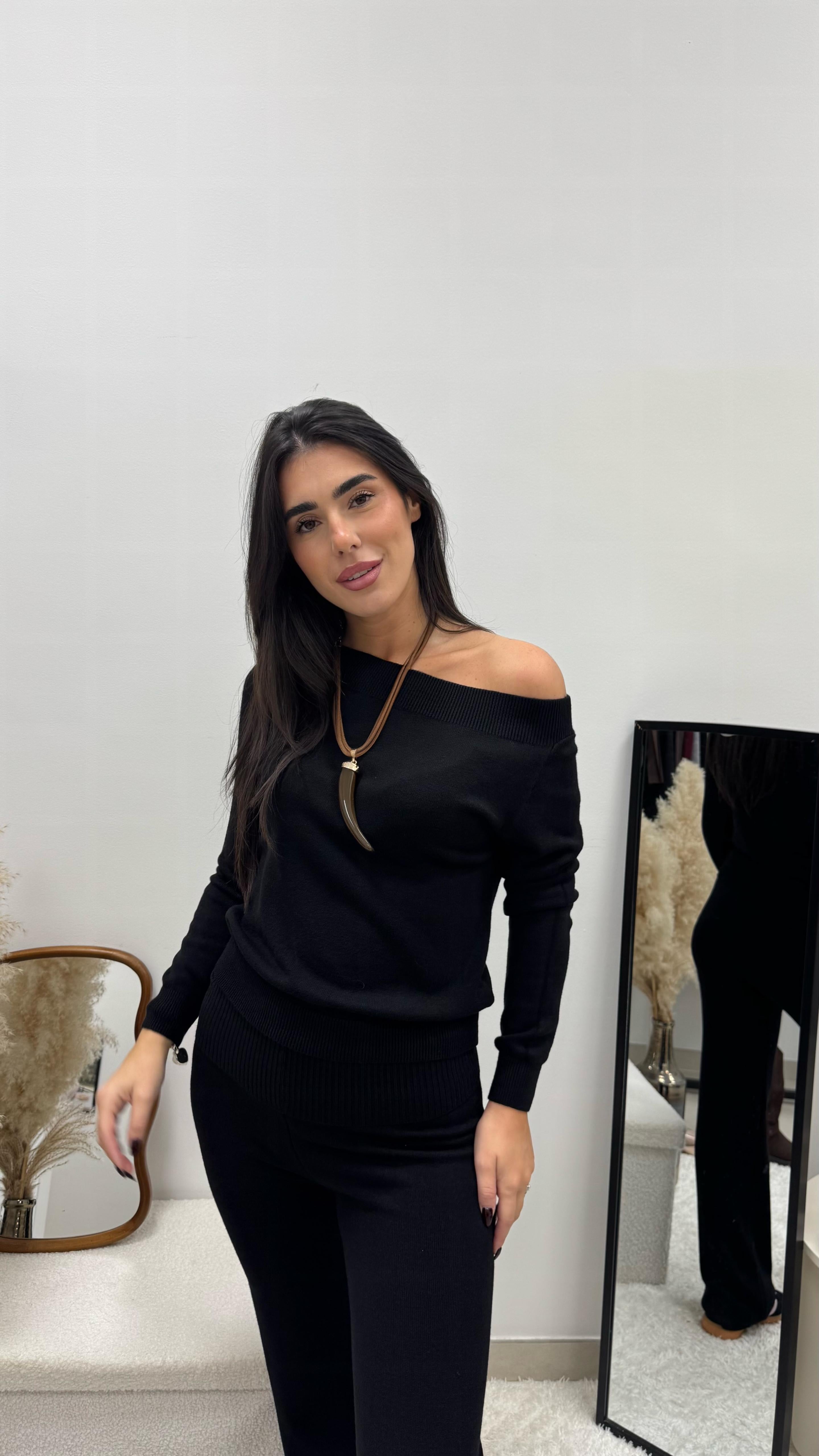 Pantalone Soft Comfort Nero