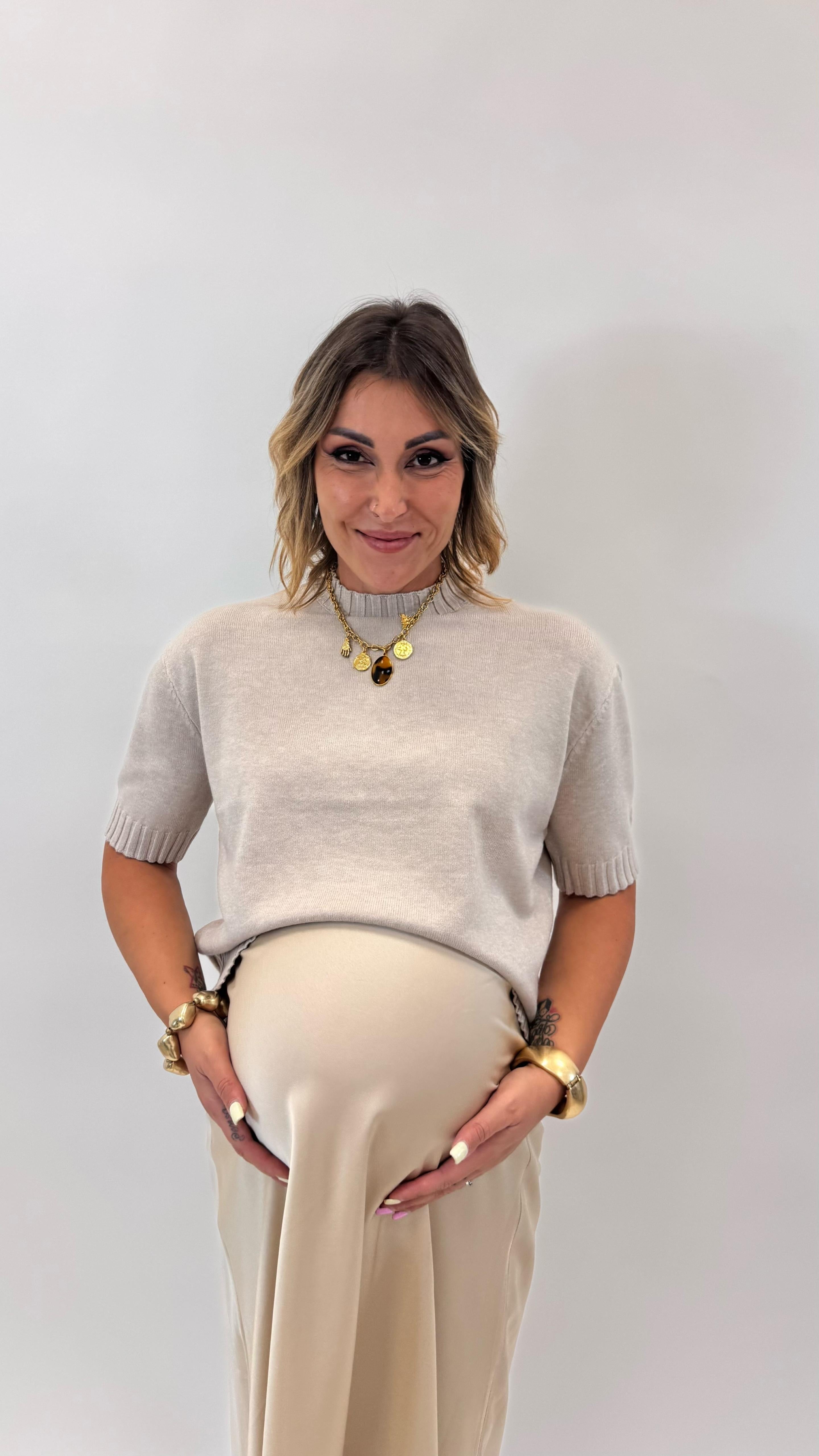 Pull Mezzo Collo Nude