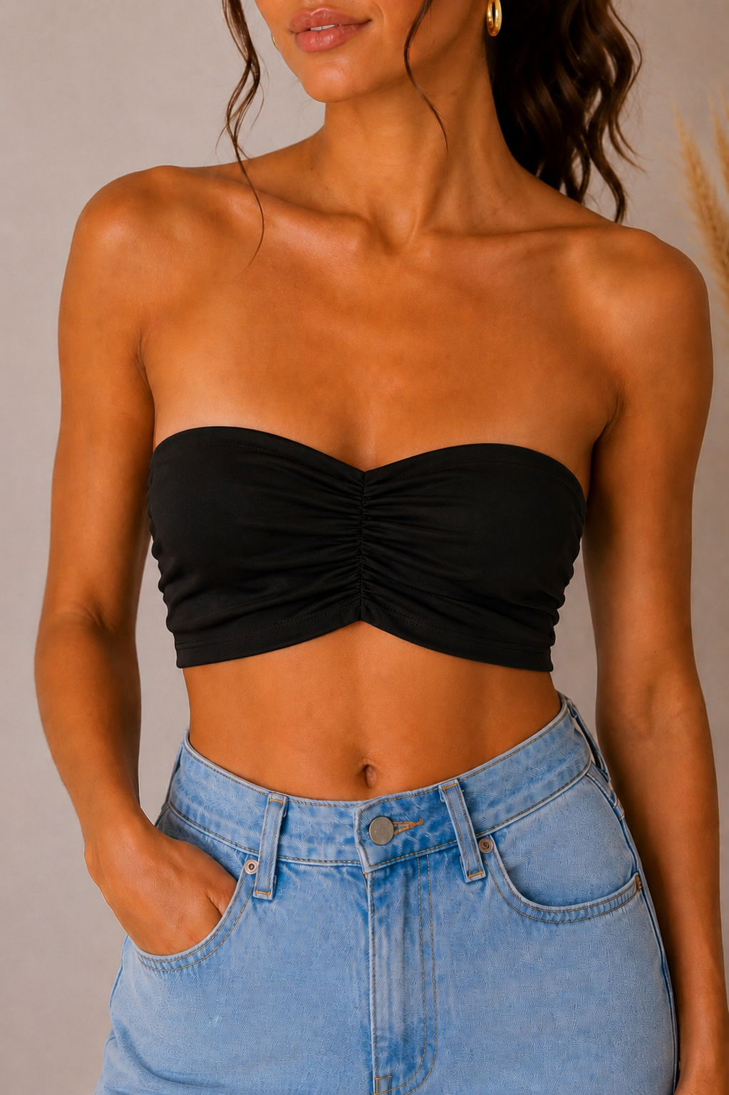 Top Fascia Nero