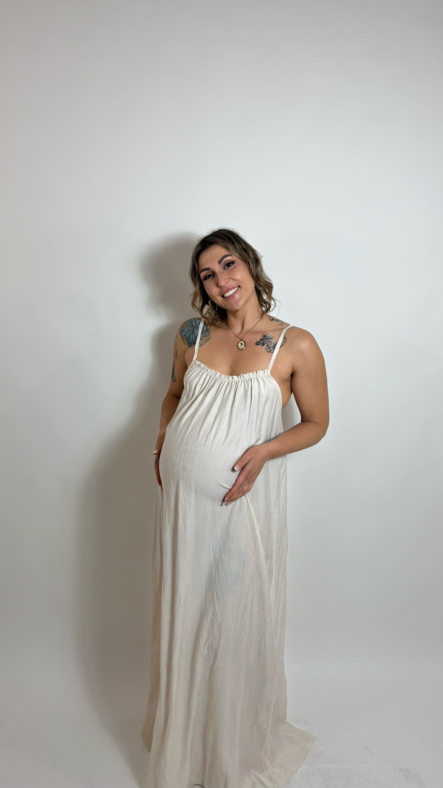Maxi Dress Jewel Bianco