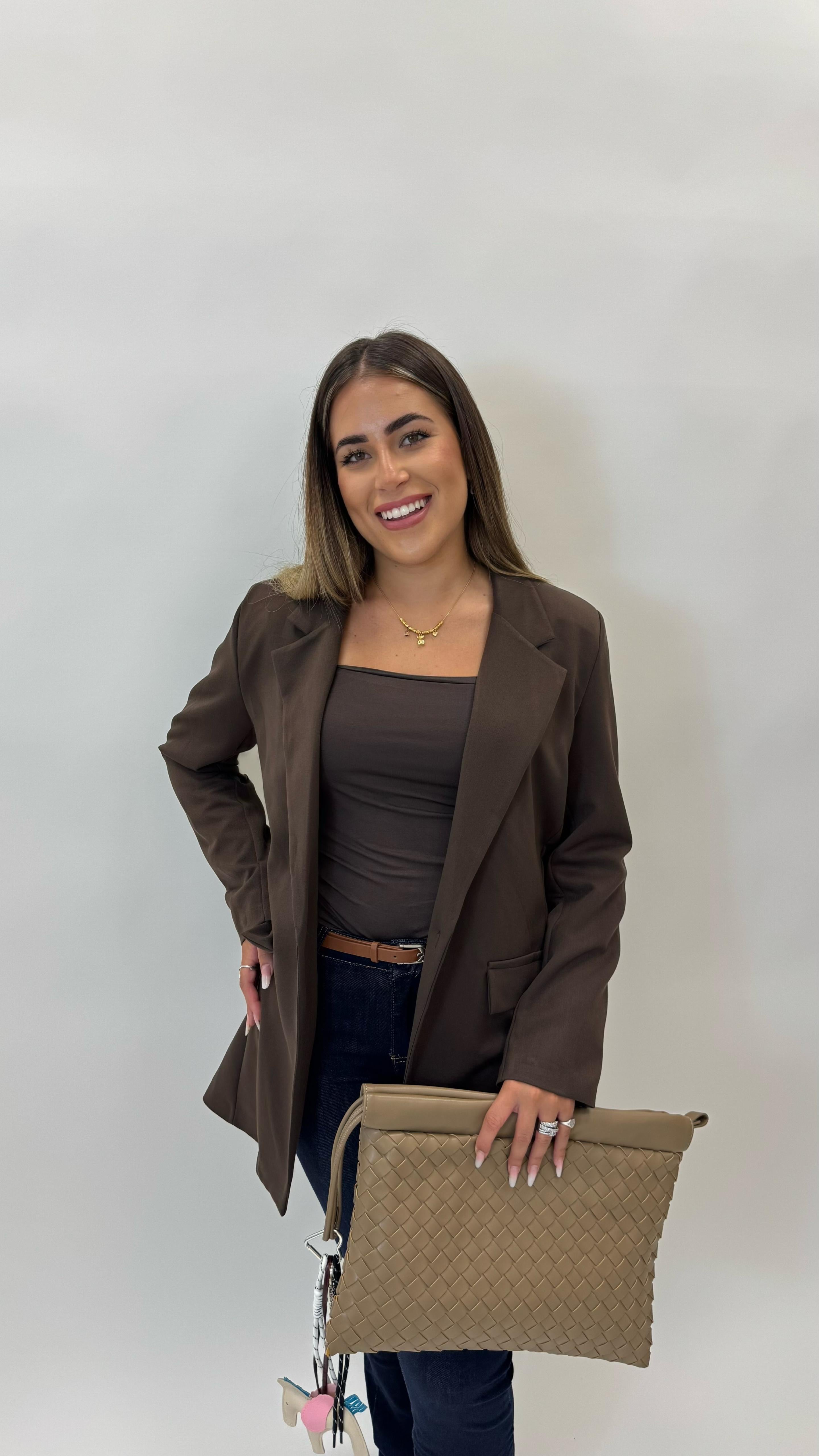 Giacca Oversize Choco