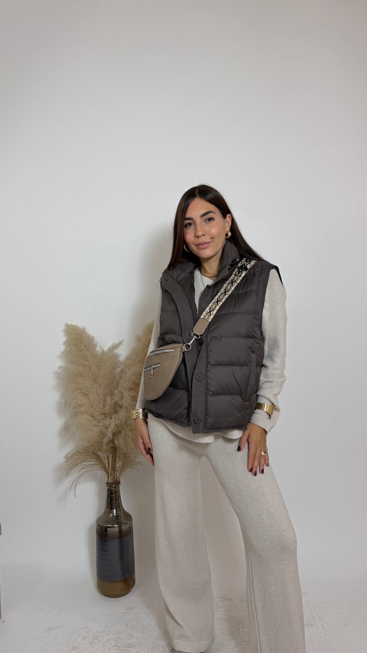 Bomber Gilet Choco