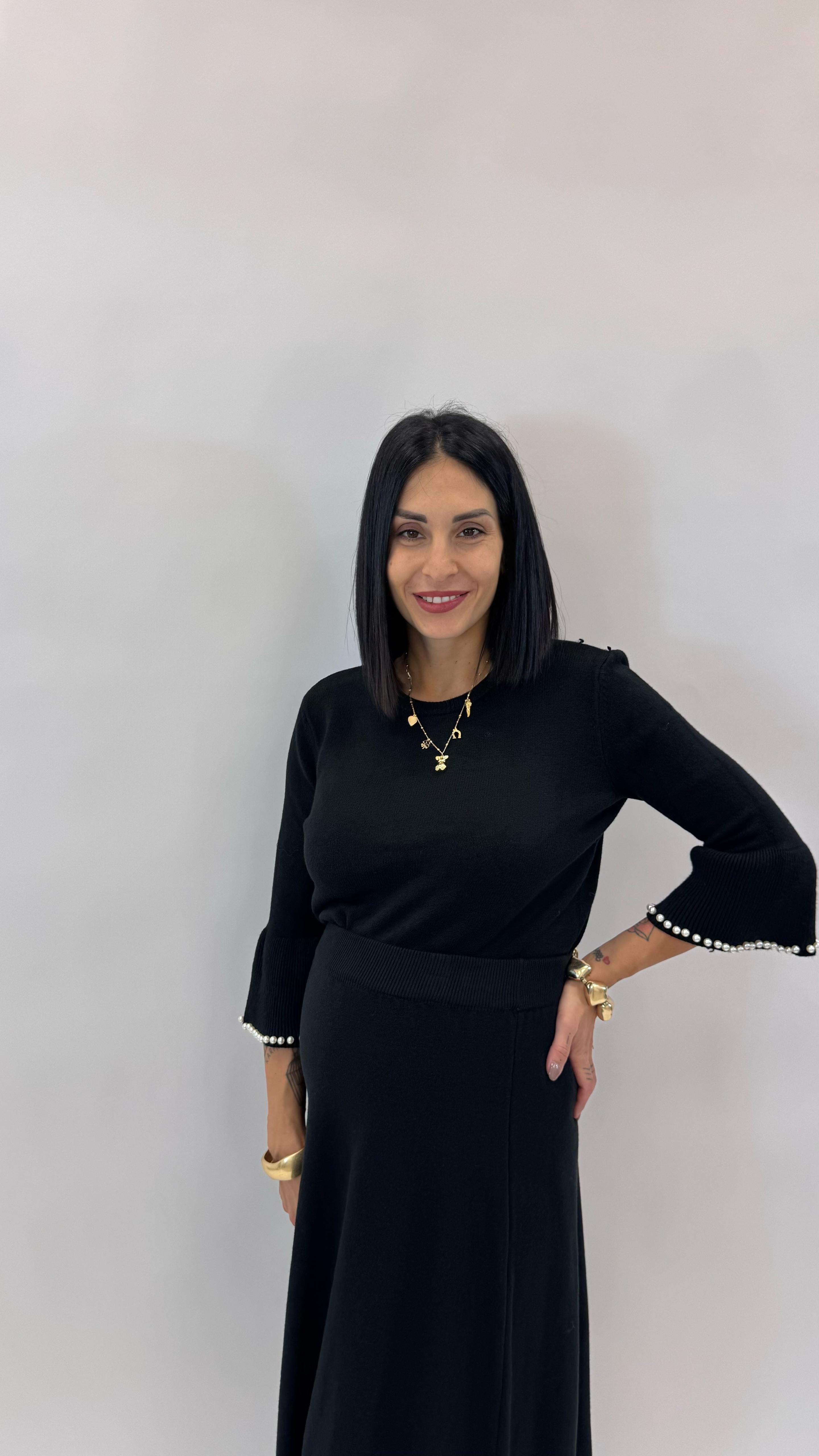 Pull Rasato Manica Gala Perle