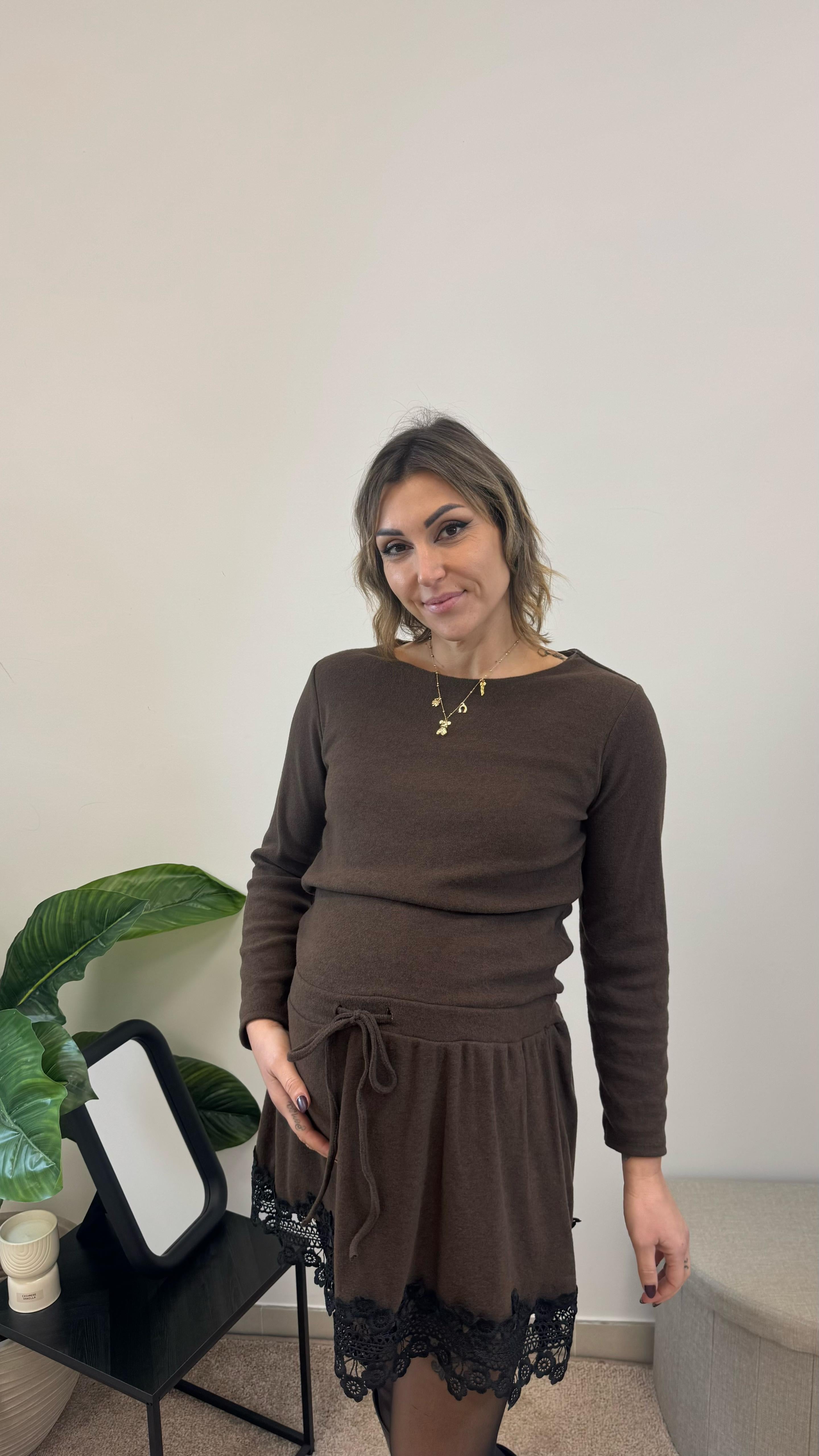 Abito Lace Comfort Choco