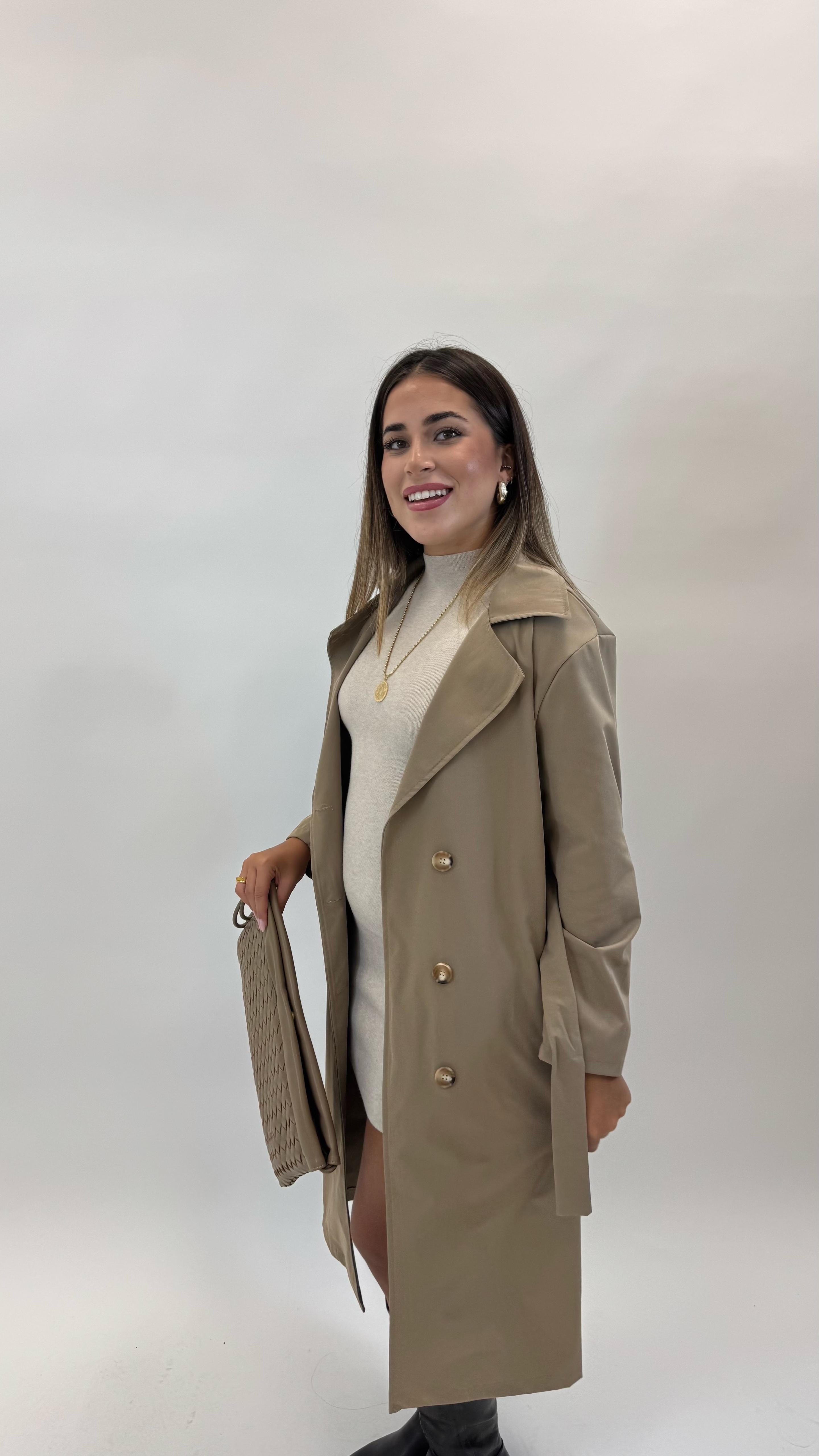 Classy Trench Khaki