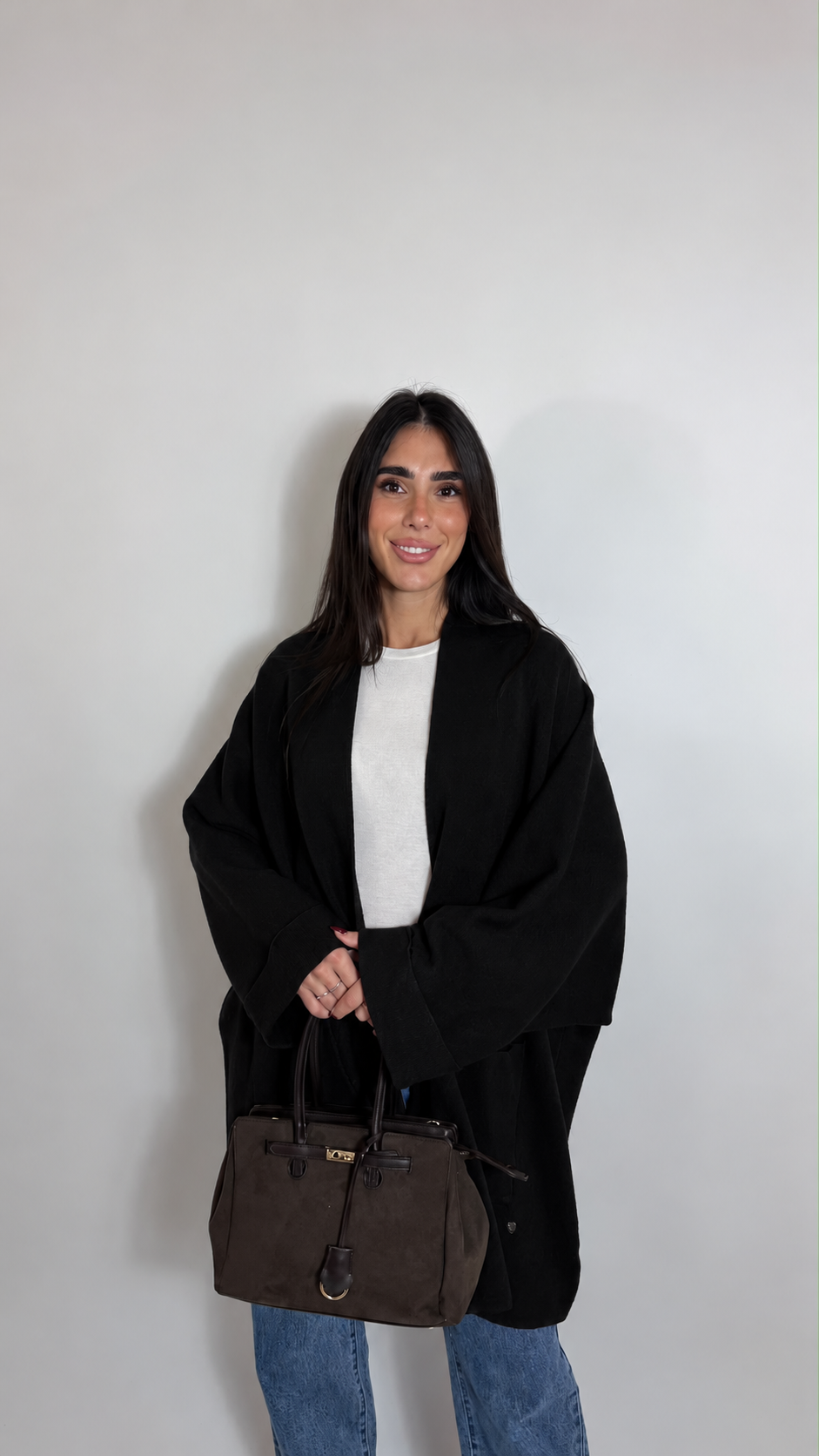 Cardigan Daily Long Nero