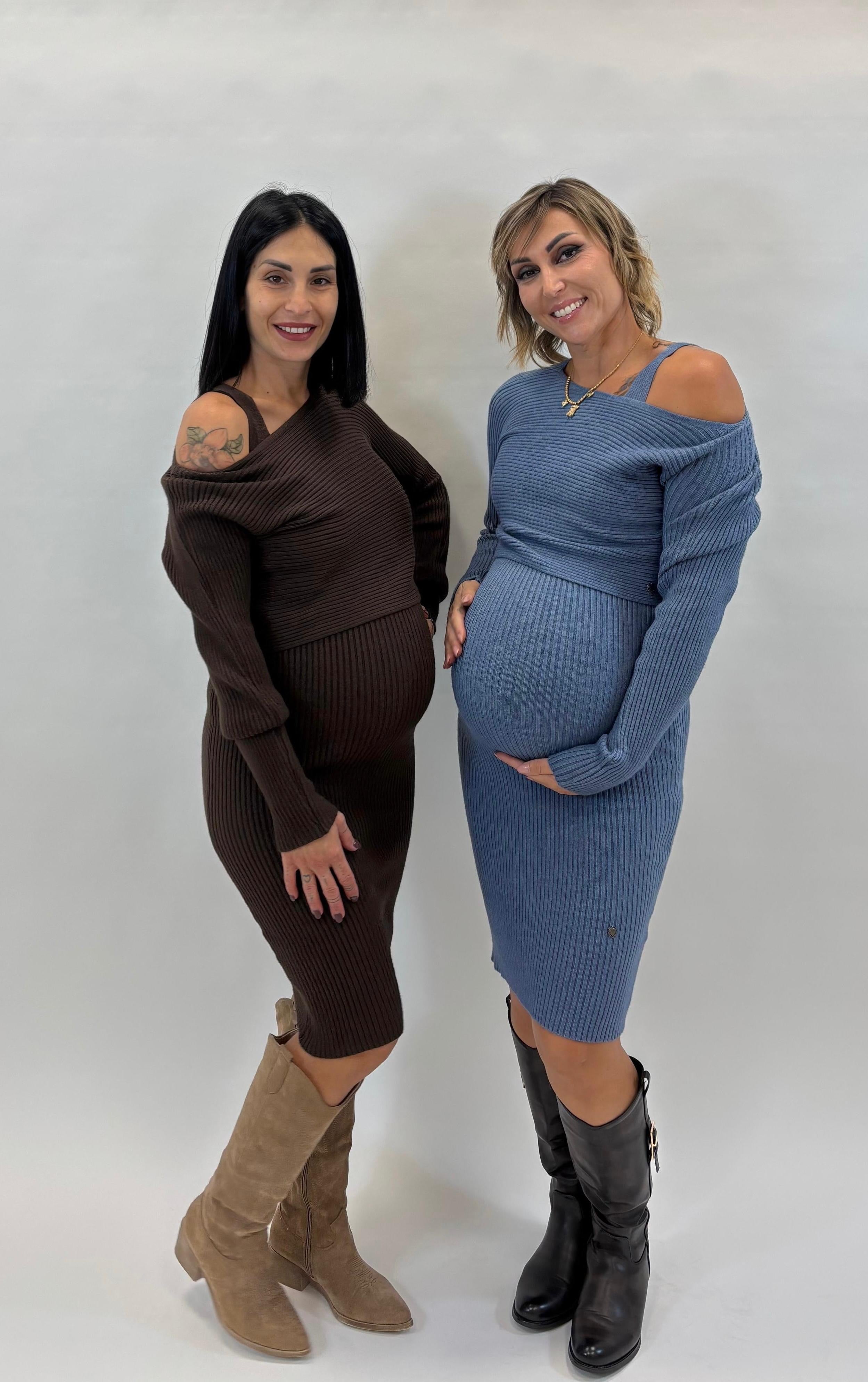 Abito Due Pezzi Azzurro Denim