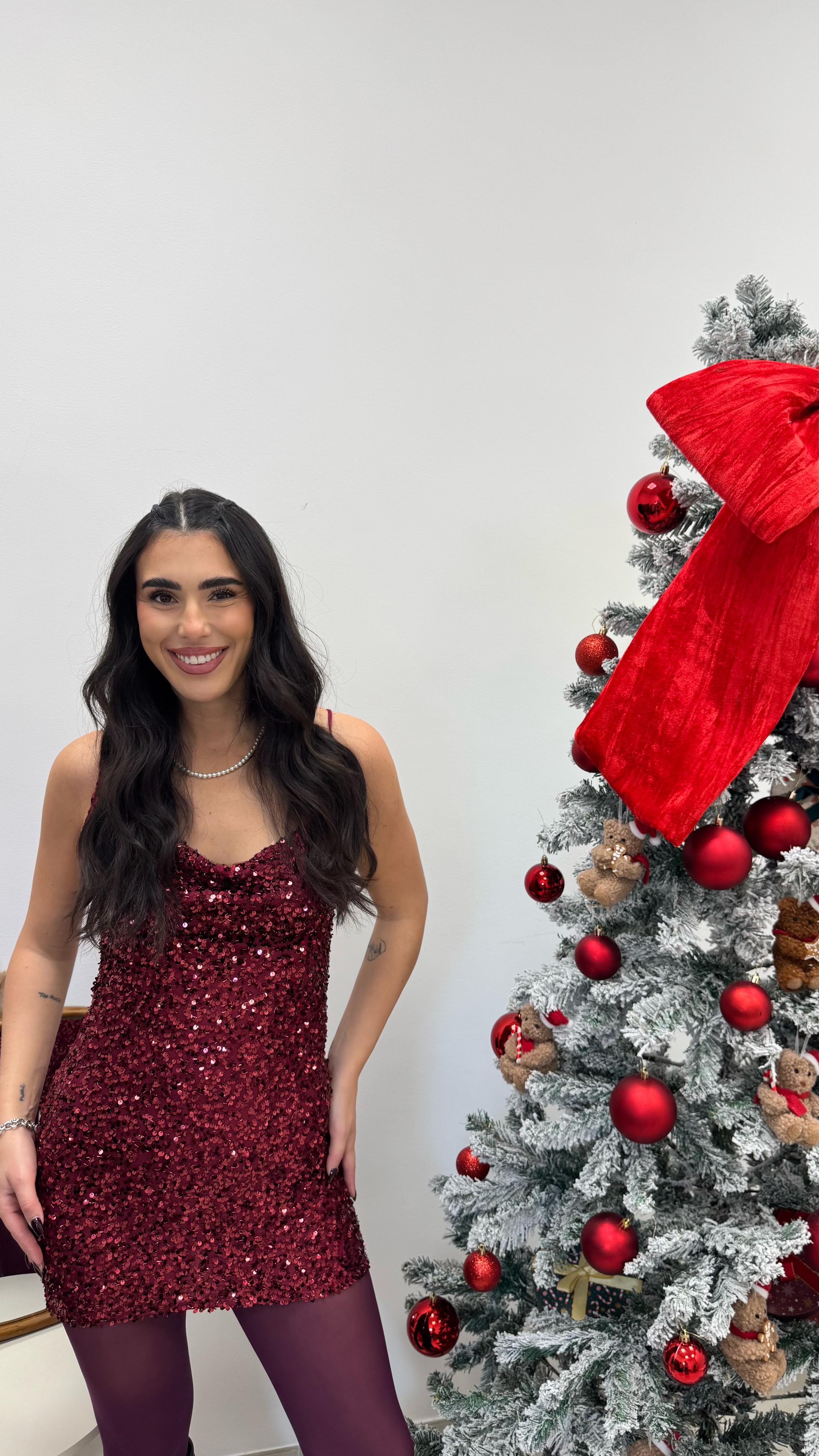 🥂Abito Midnight Sparkling Burgundy