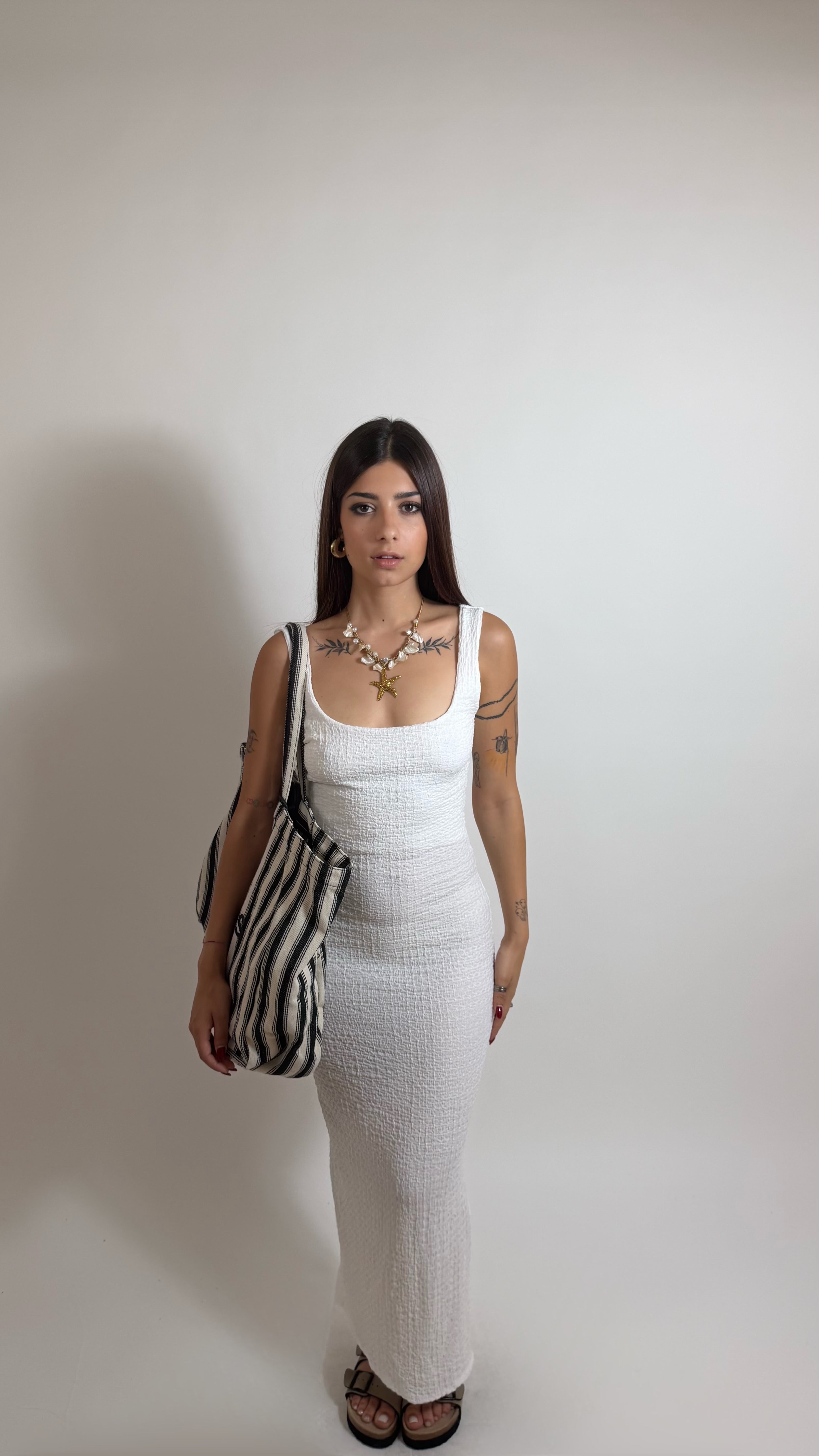 Abito Pastel Bianco