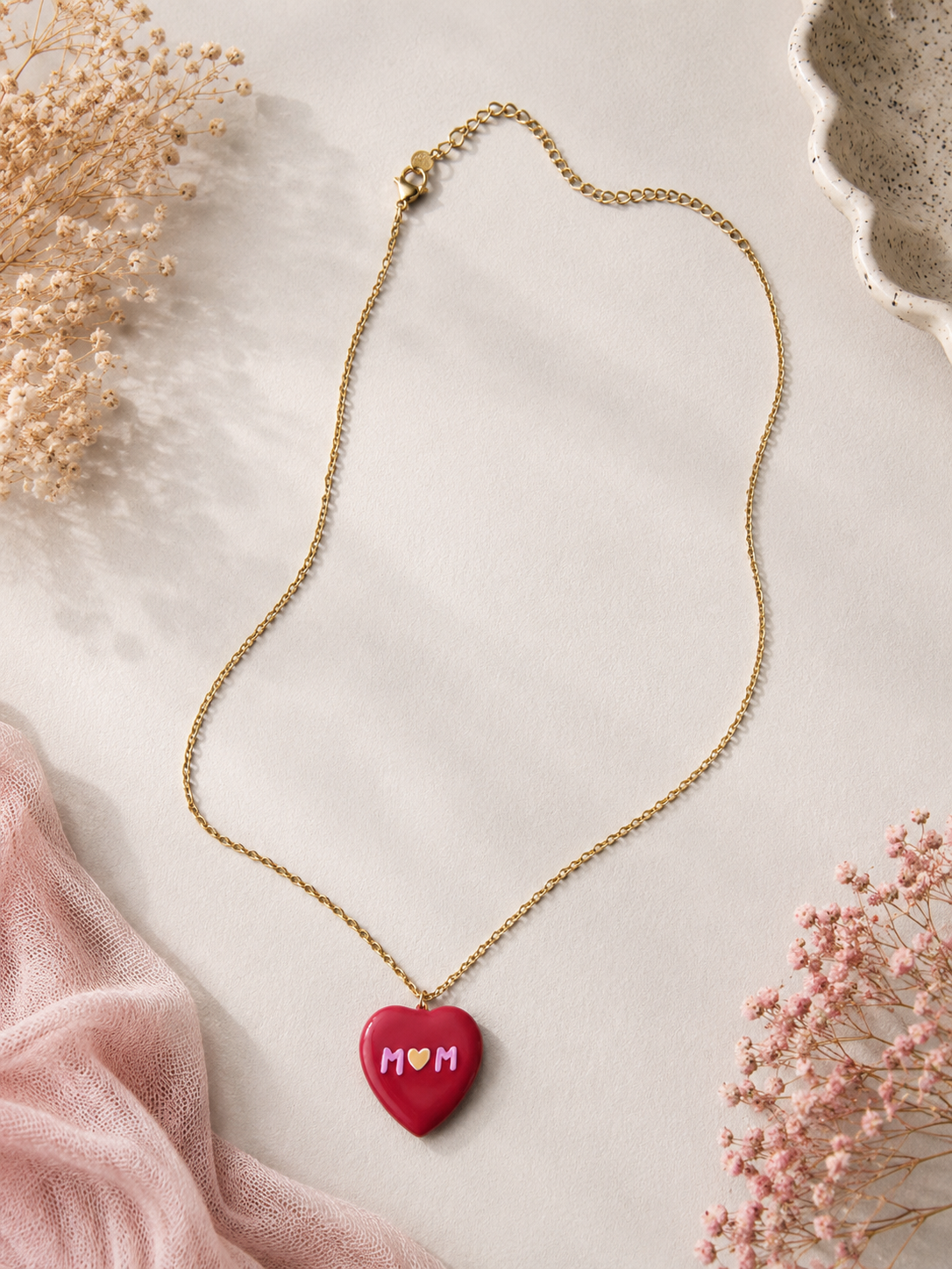 Collana Heart Mom