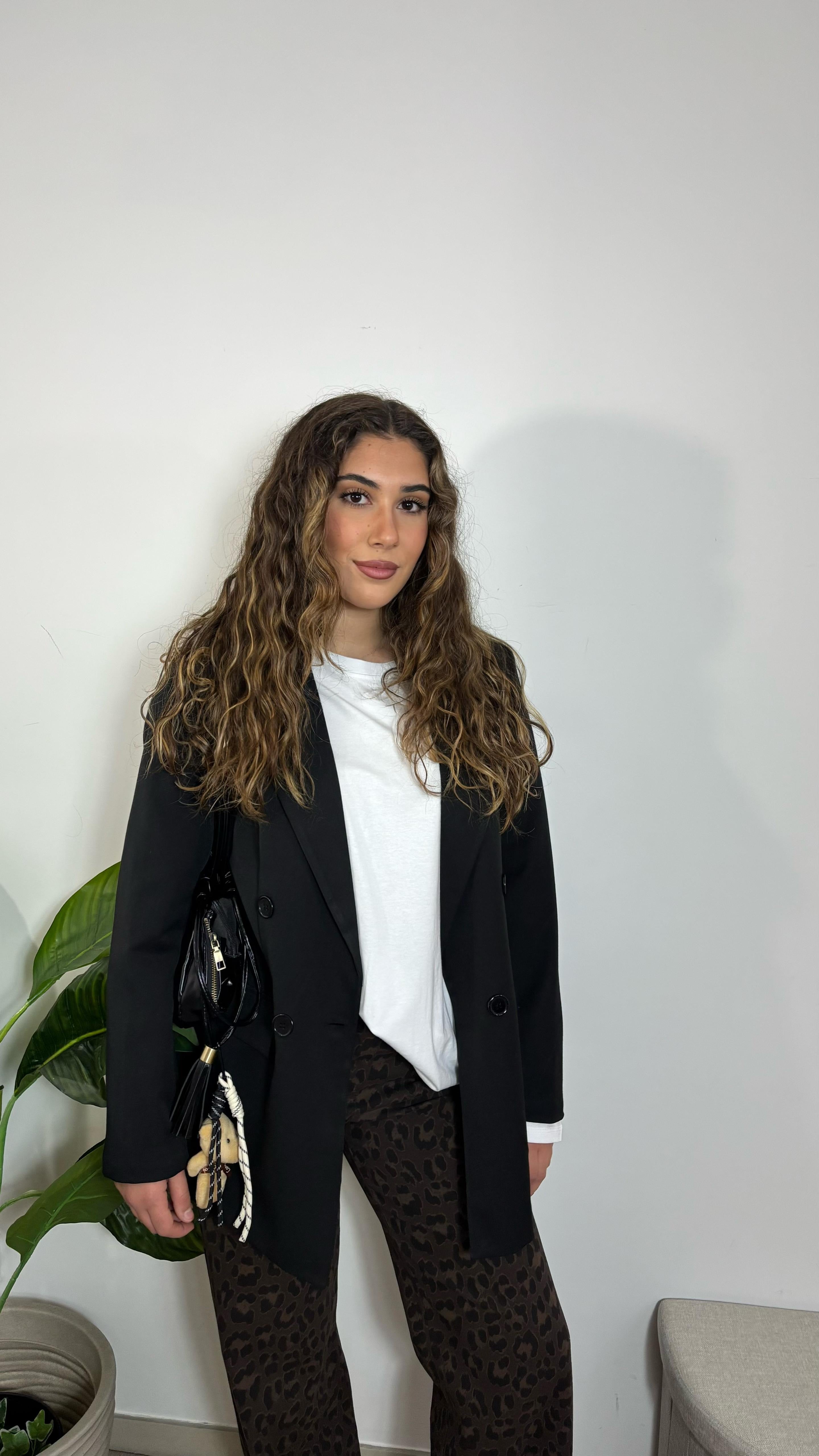 Giacca Doppiopetto Nera