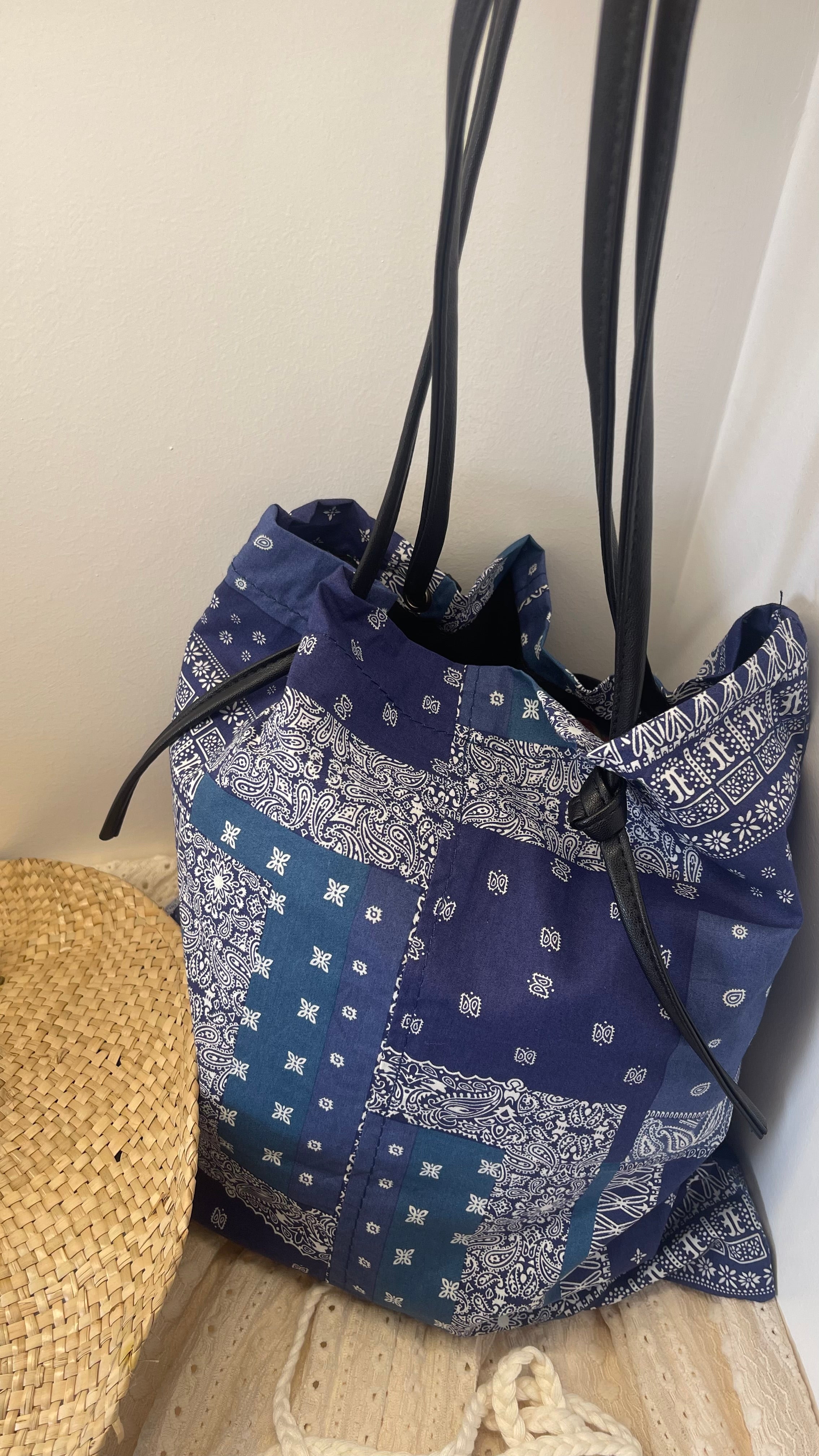 Shopper Bandana Blu