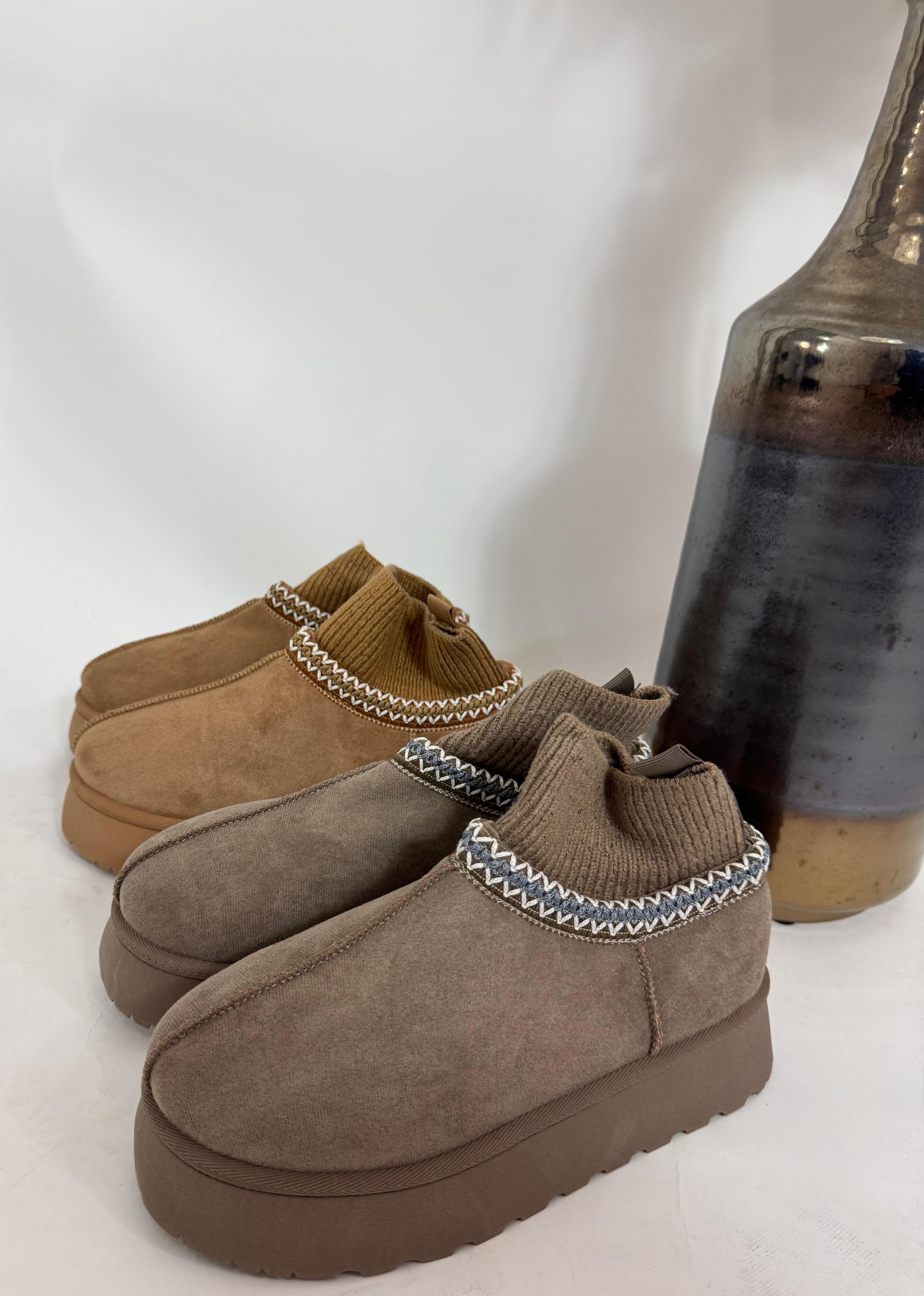 Sock Ugg Boots - Taupe