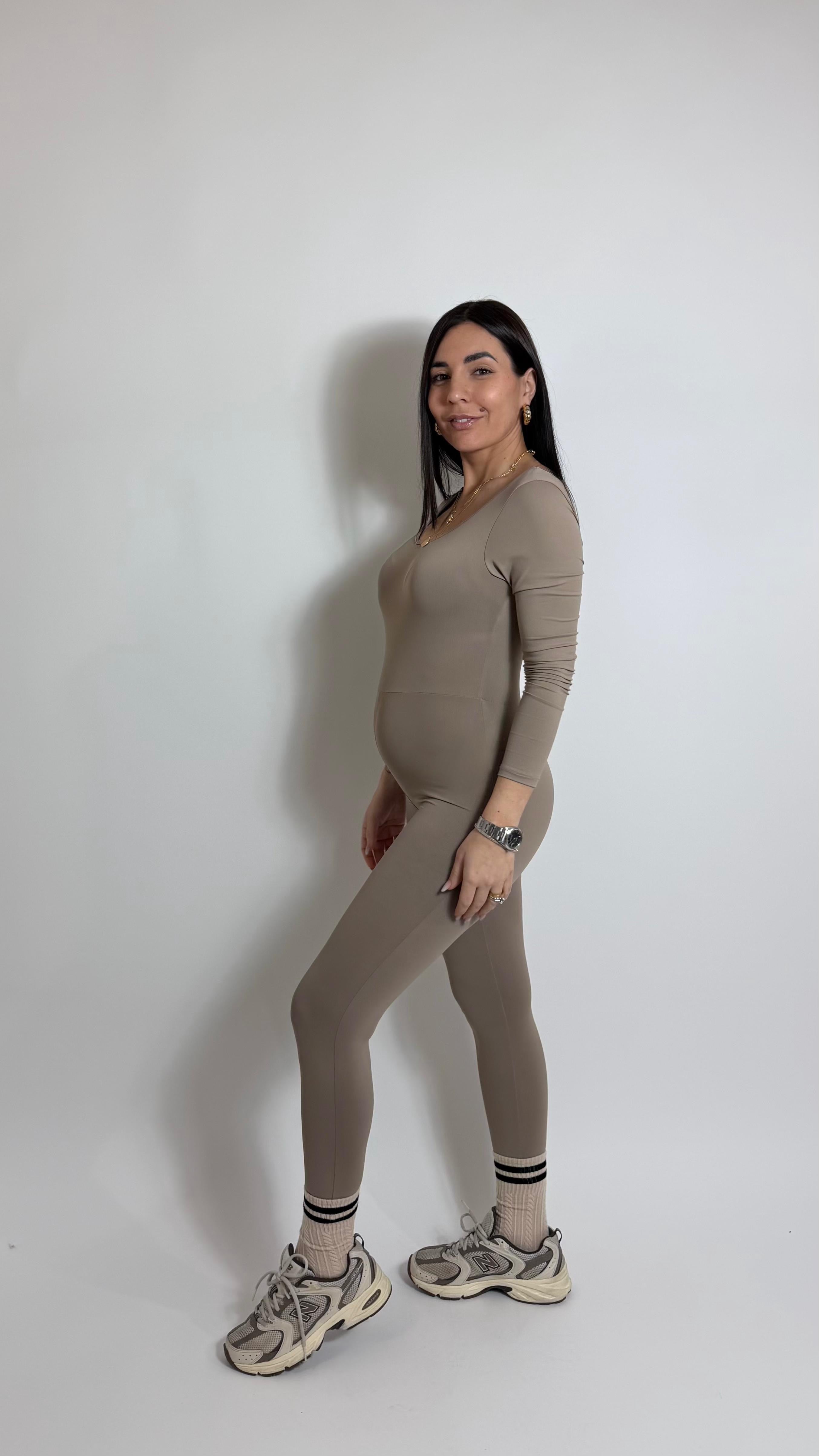 Jumpsuit Second Skin - Sigaretta / Taupe