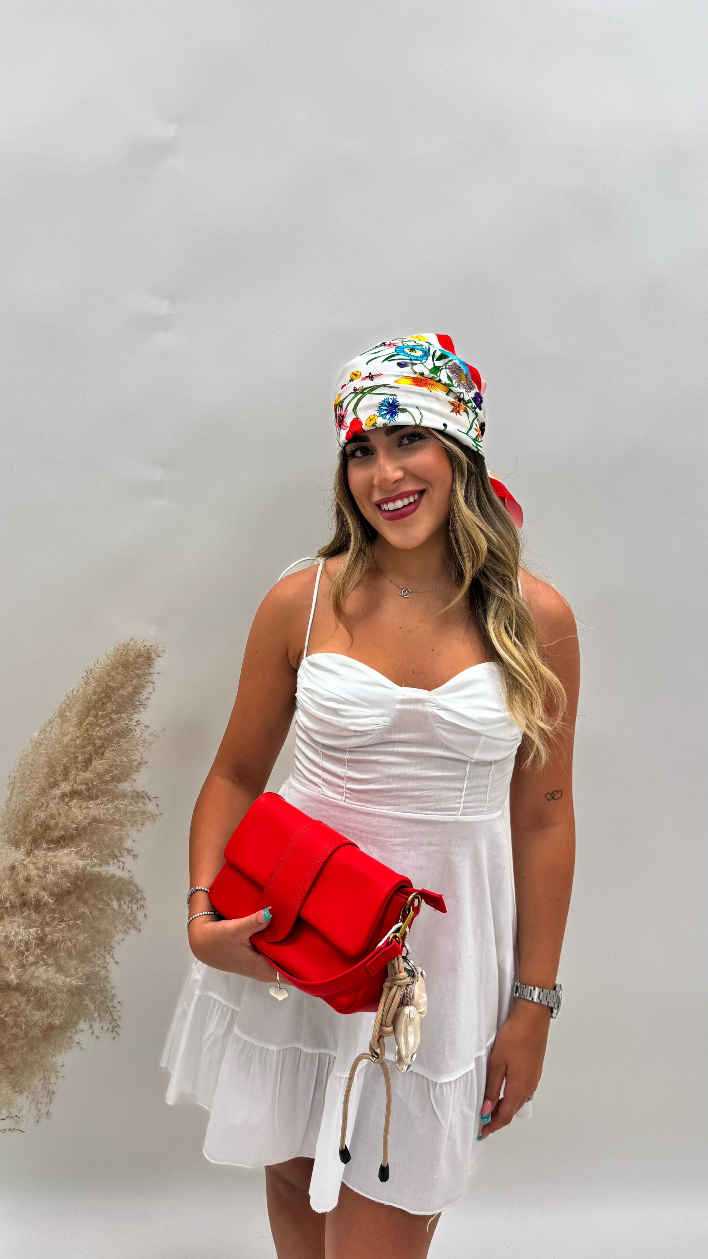 Mini Abito Alice Bianco