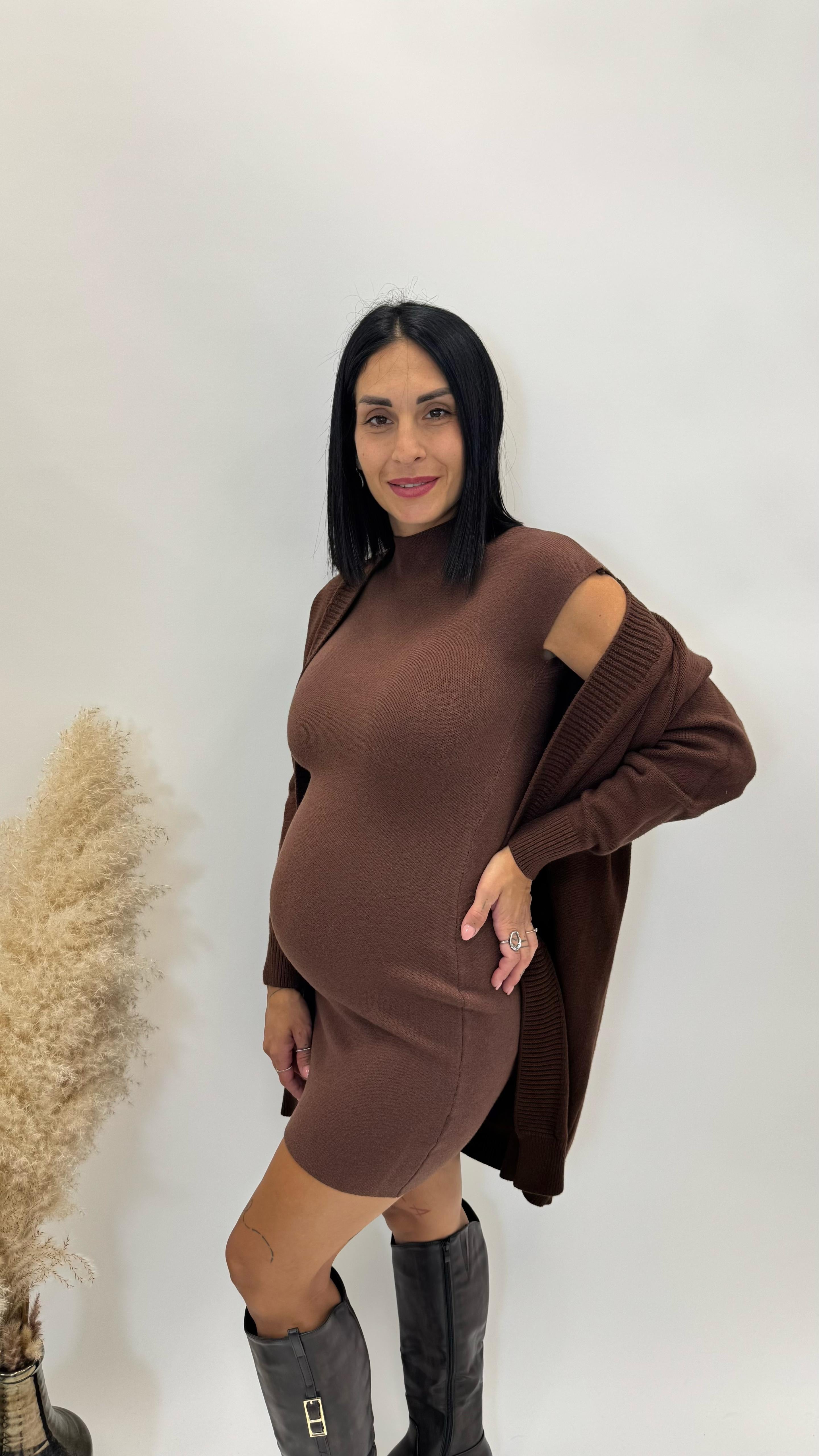 Cardigan Cannolè Top Quality Choco