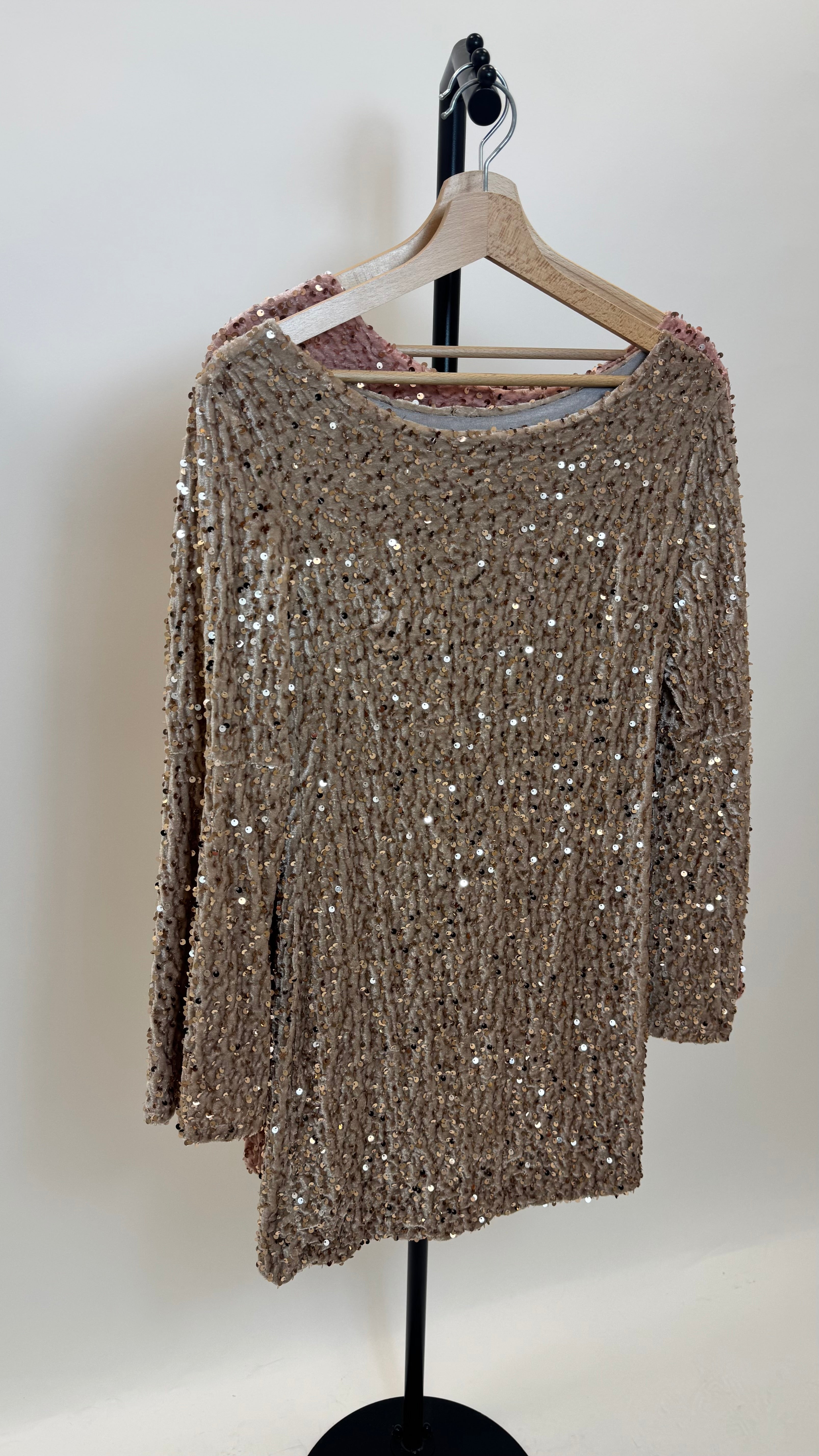 Abito Velvet Paillettes