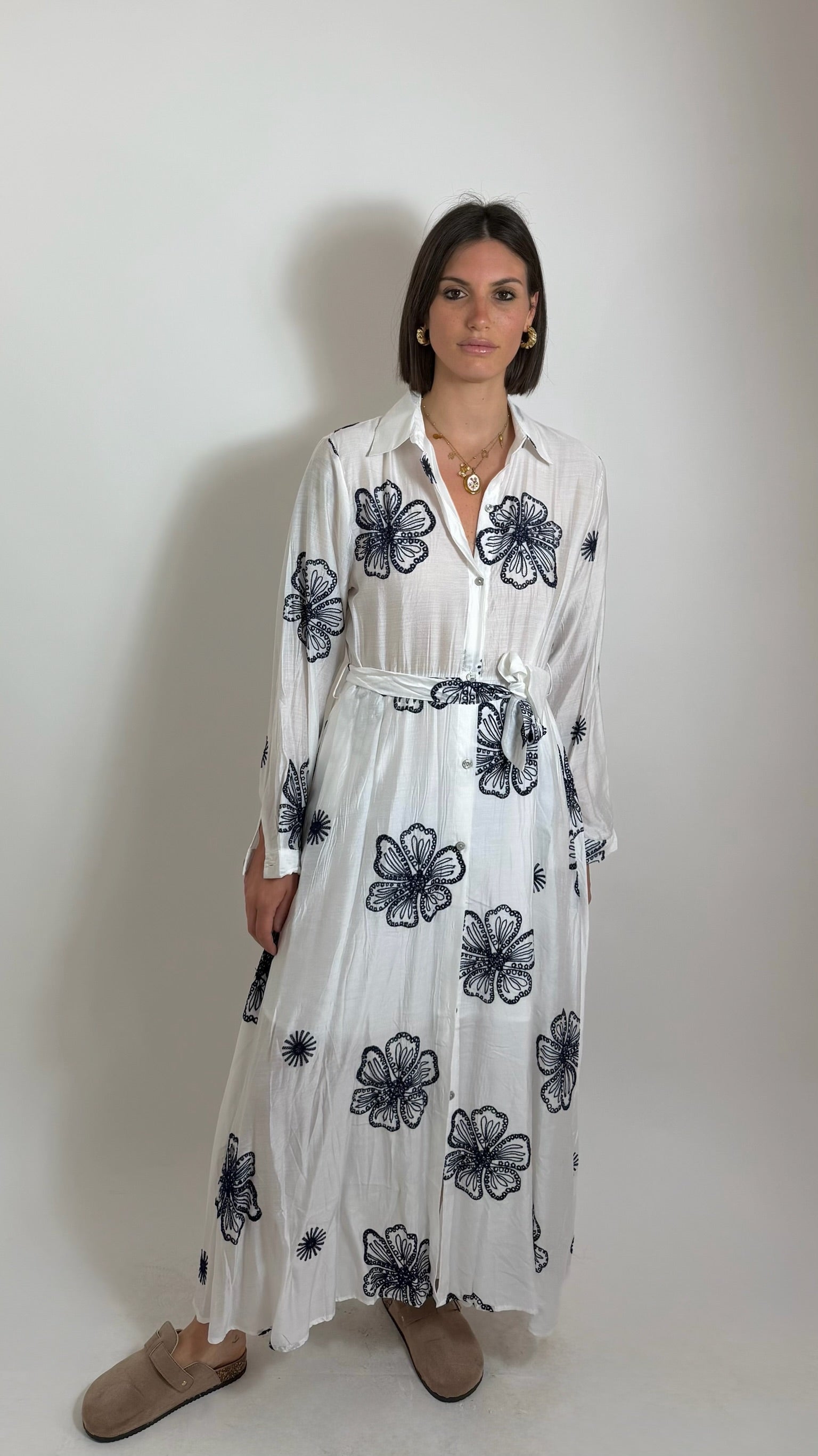 Maxi Dress Provenza Blu