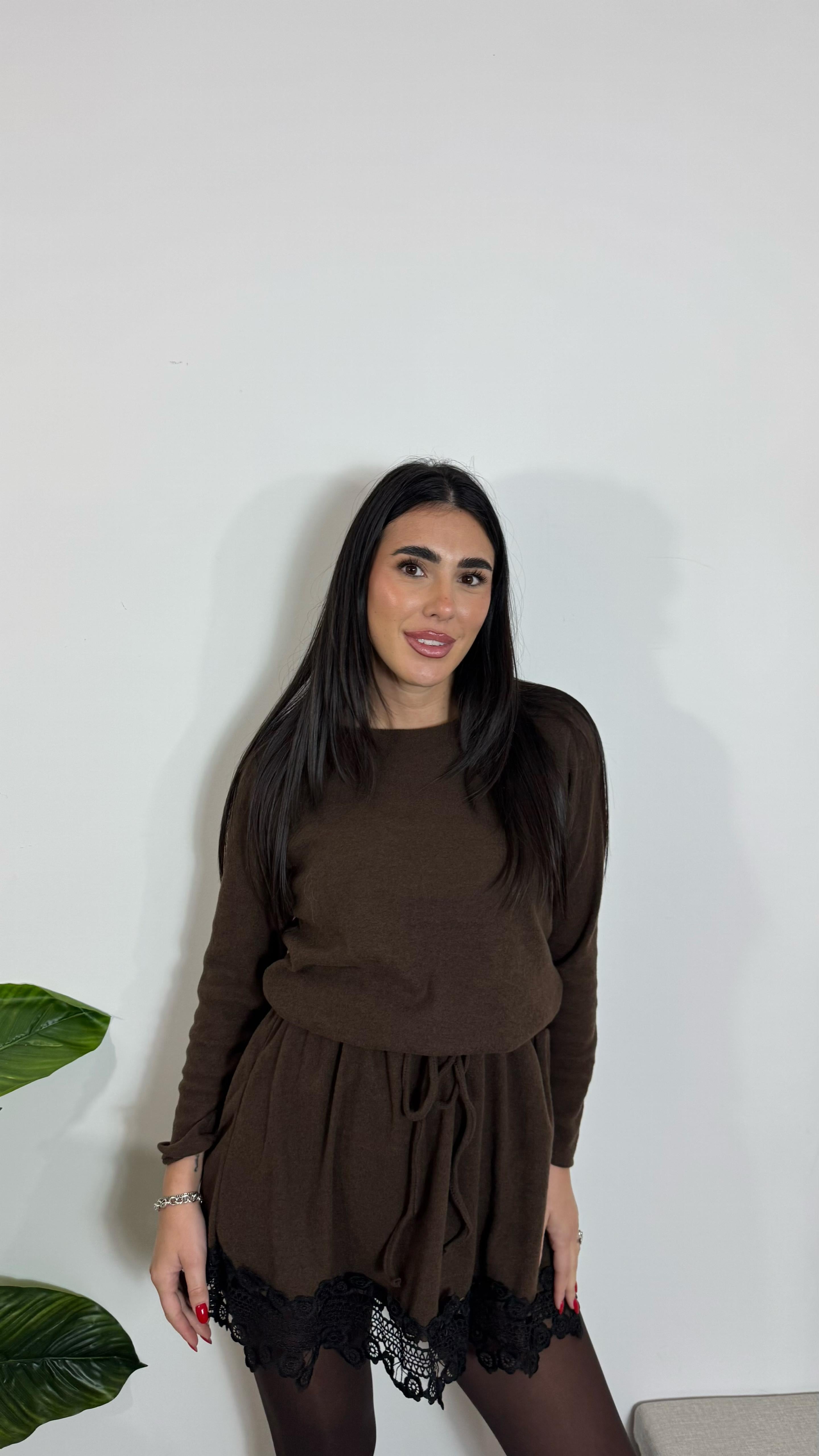 Abito Lace Comfort Choco