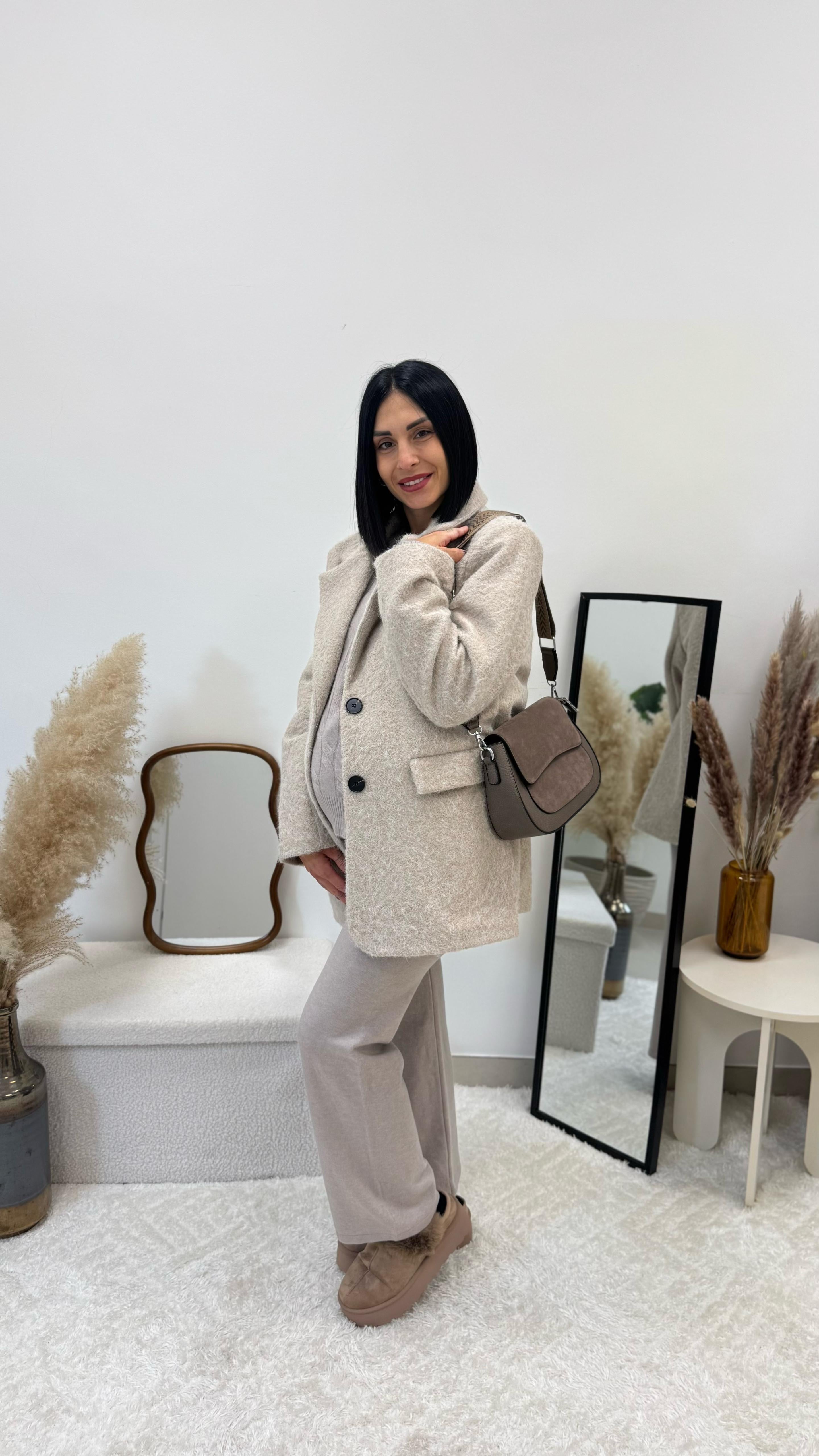 Cozy Coat Simil Teddy Burro