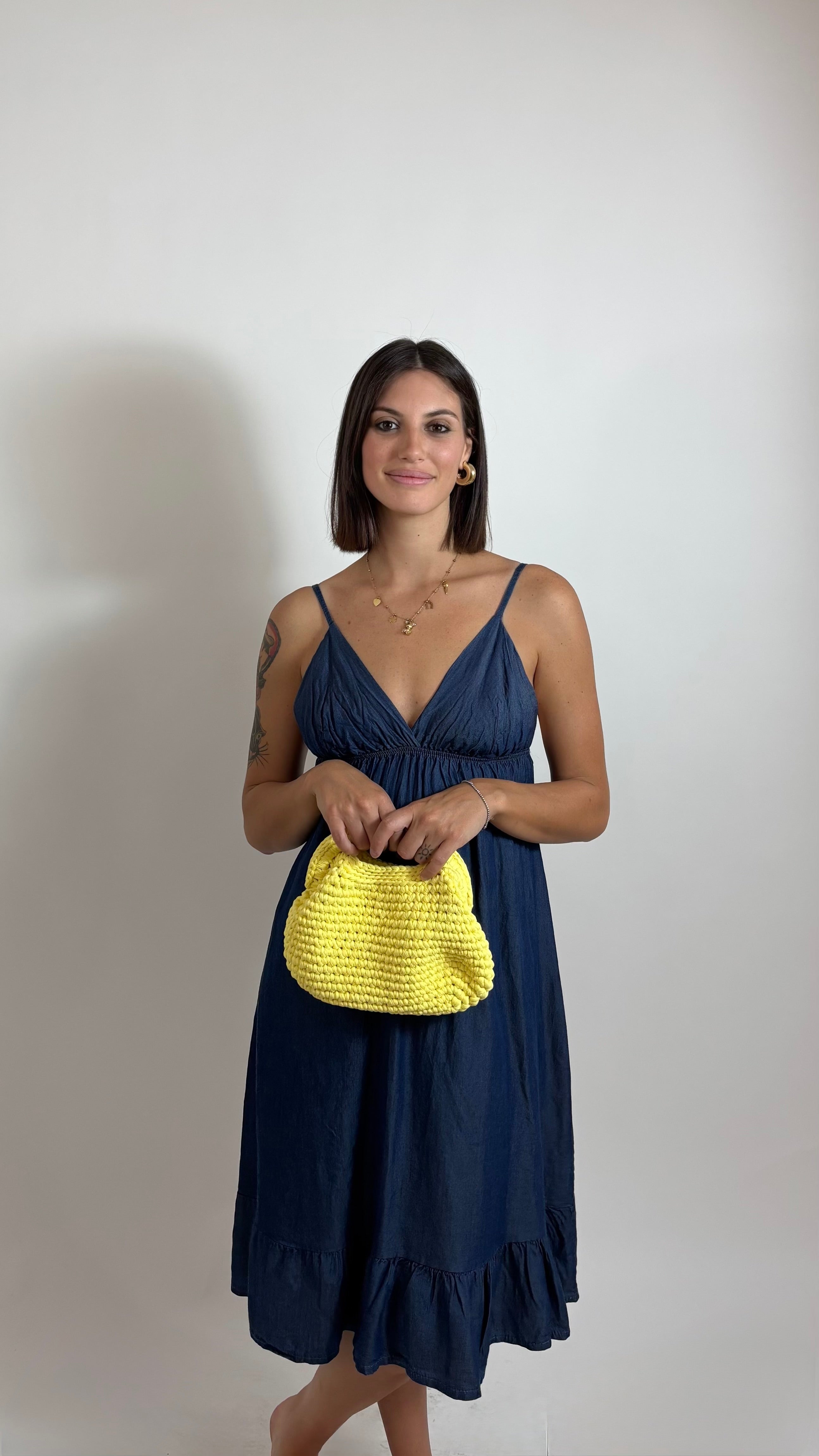 Abito Triangolo Chambray